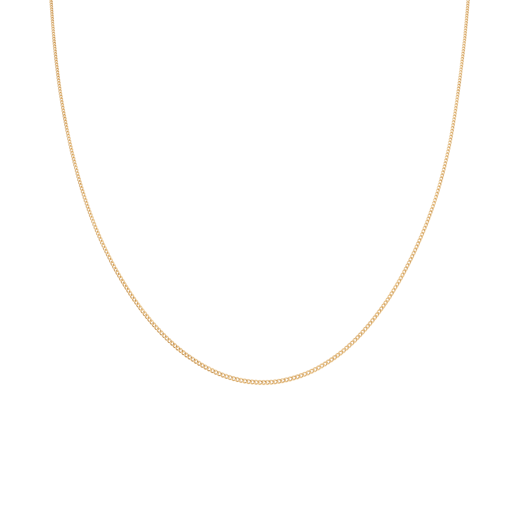 Pansarlänk 40cm 18K guld