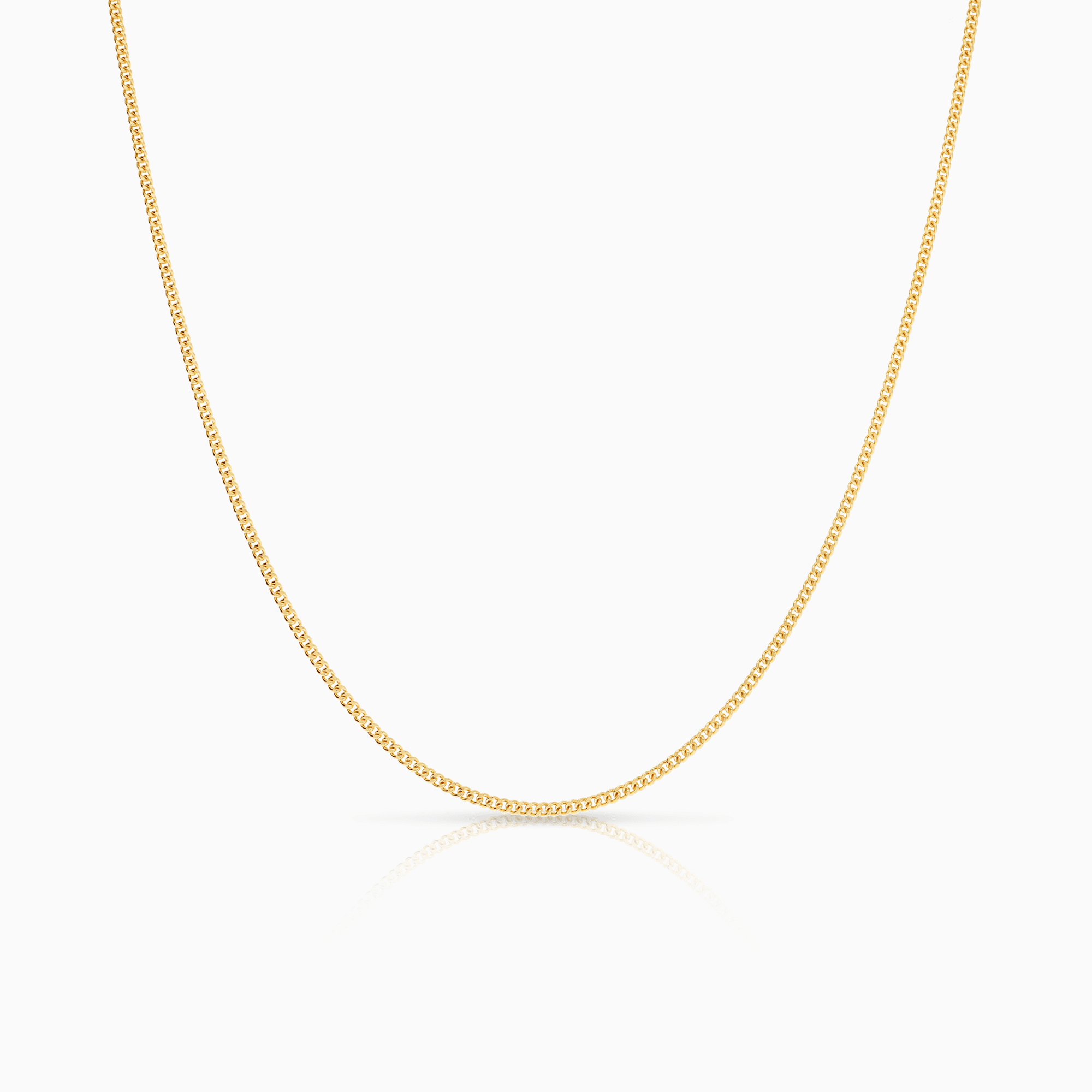 Pansarlänk 60cm 18K guld