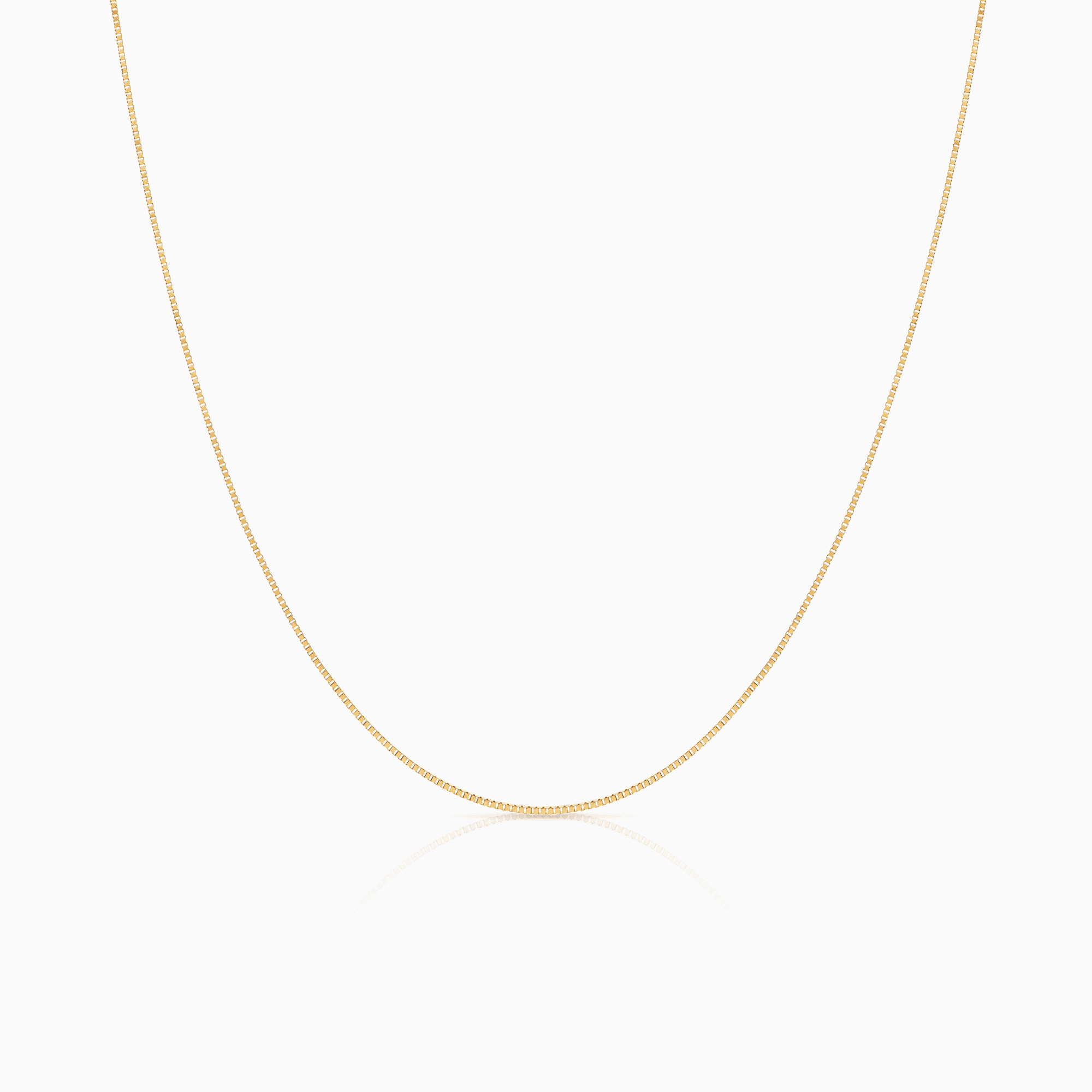 Veneziakedja 45cm 18K guld