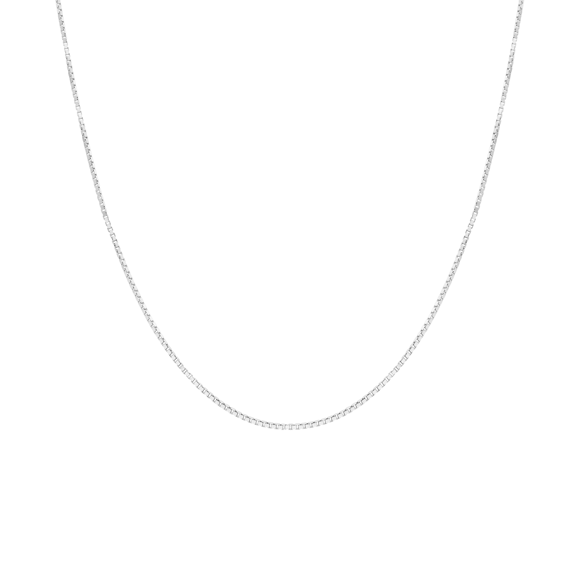 Venezialänk 39cm 18K vitguld