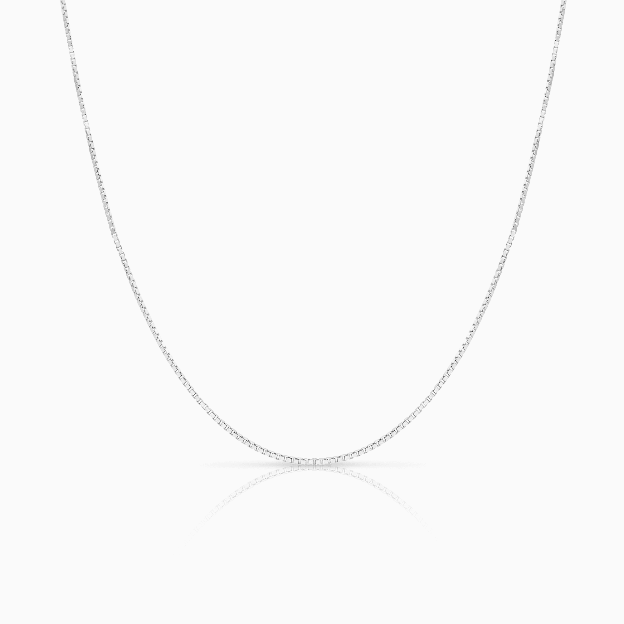 Venezialänk 39cm 18K vitguld