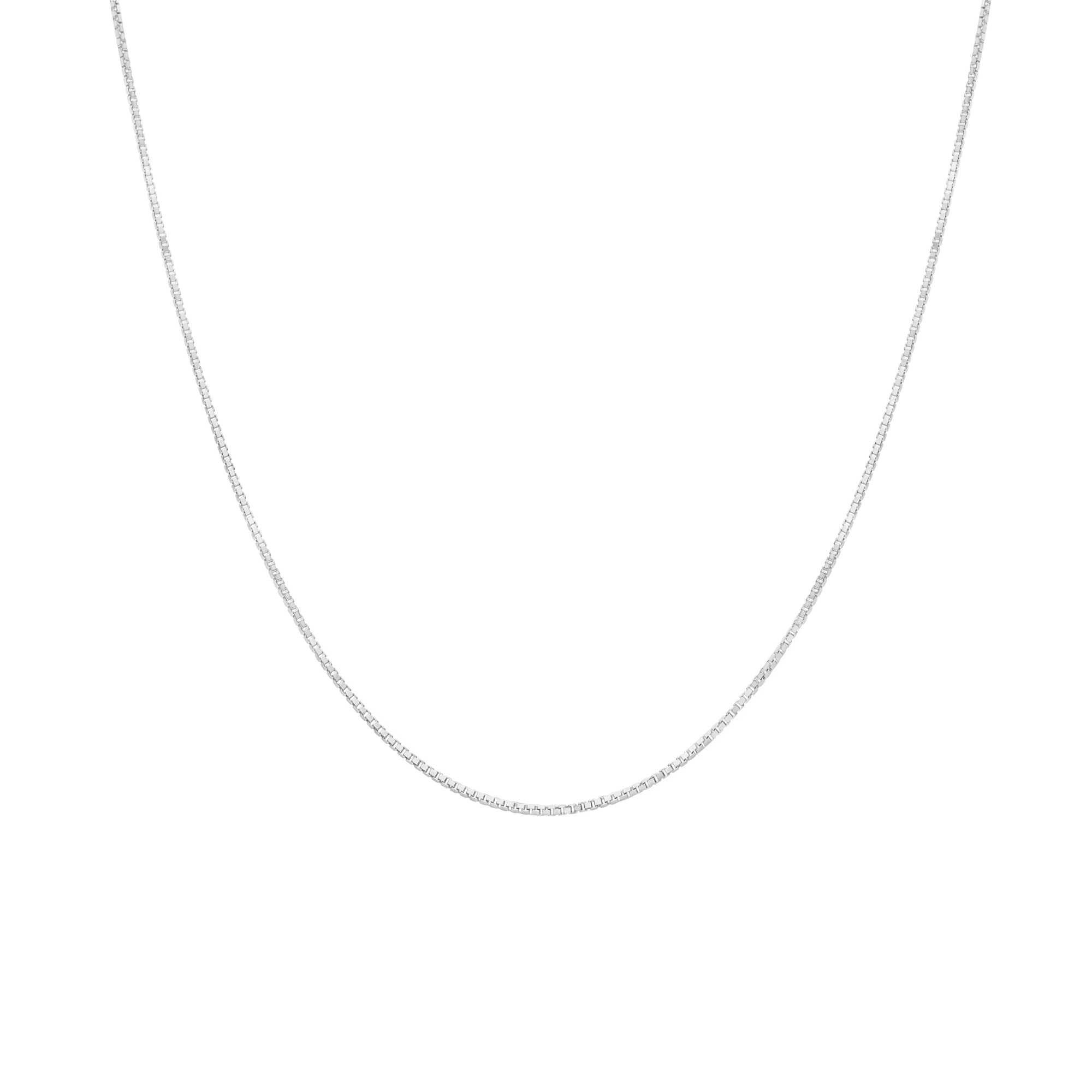 Venezialänk 42,5cm 18K vitguld