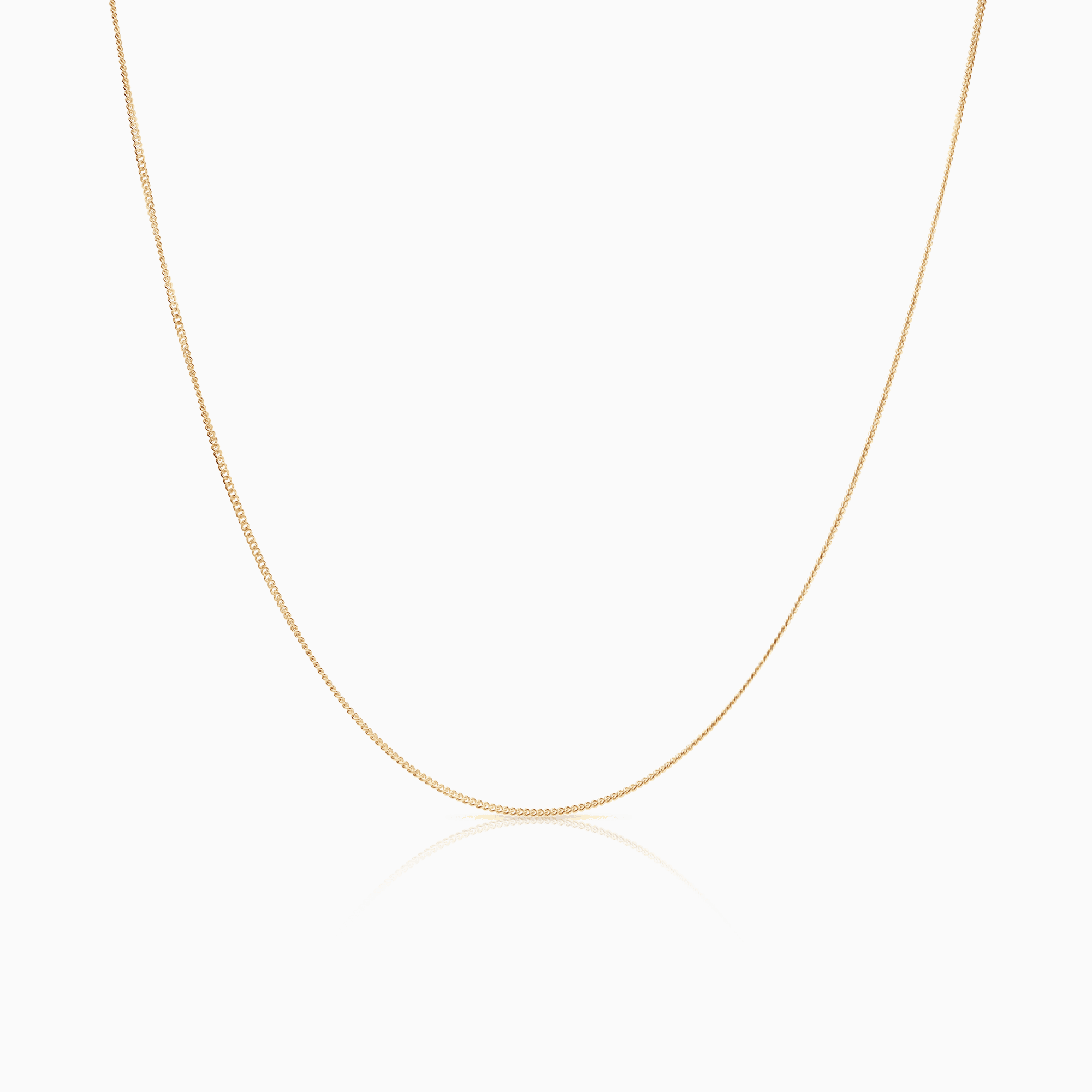 Pansarlänk 40cm 18K guld