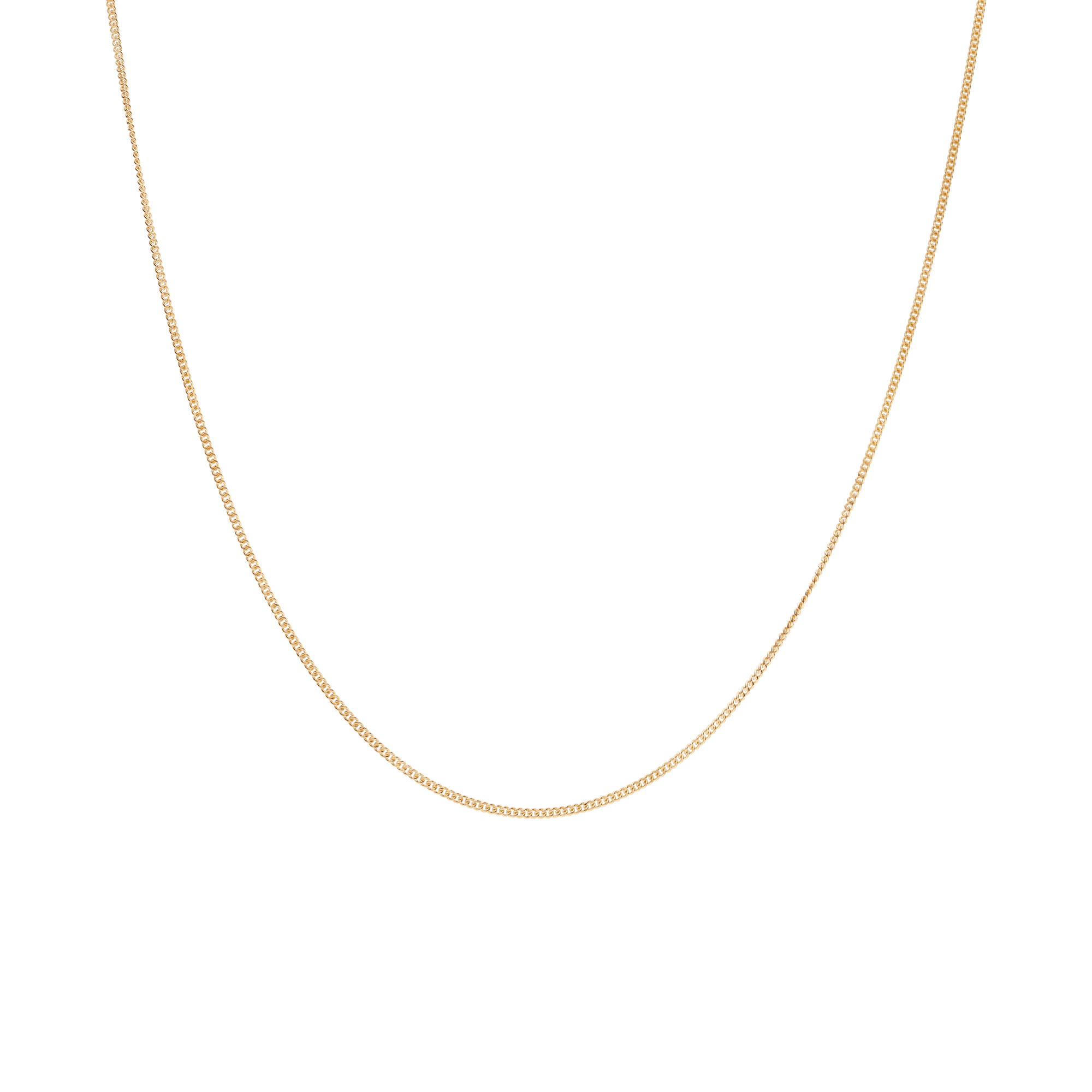 Pansarkedja 42cm 18K guld