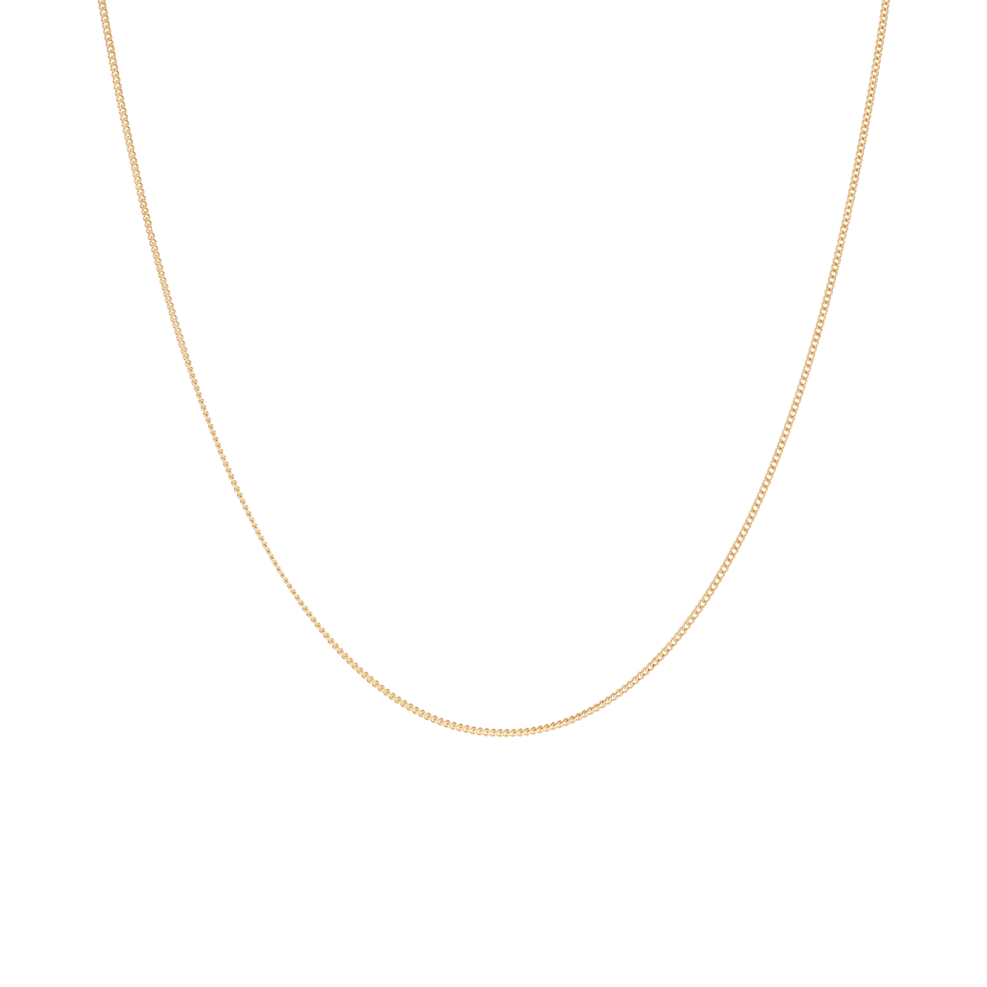 Pansarkedja 42cm 18K guld