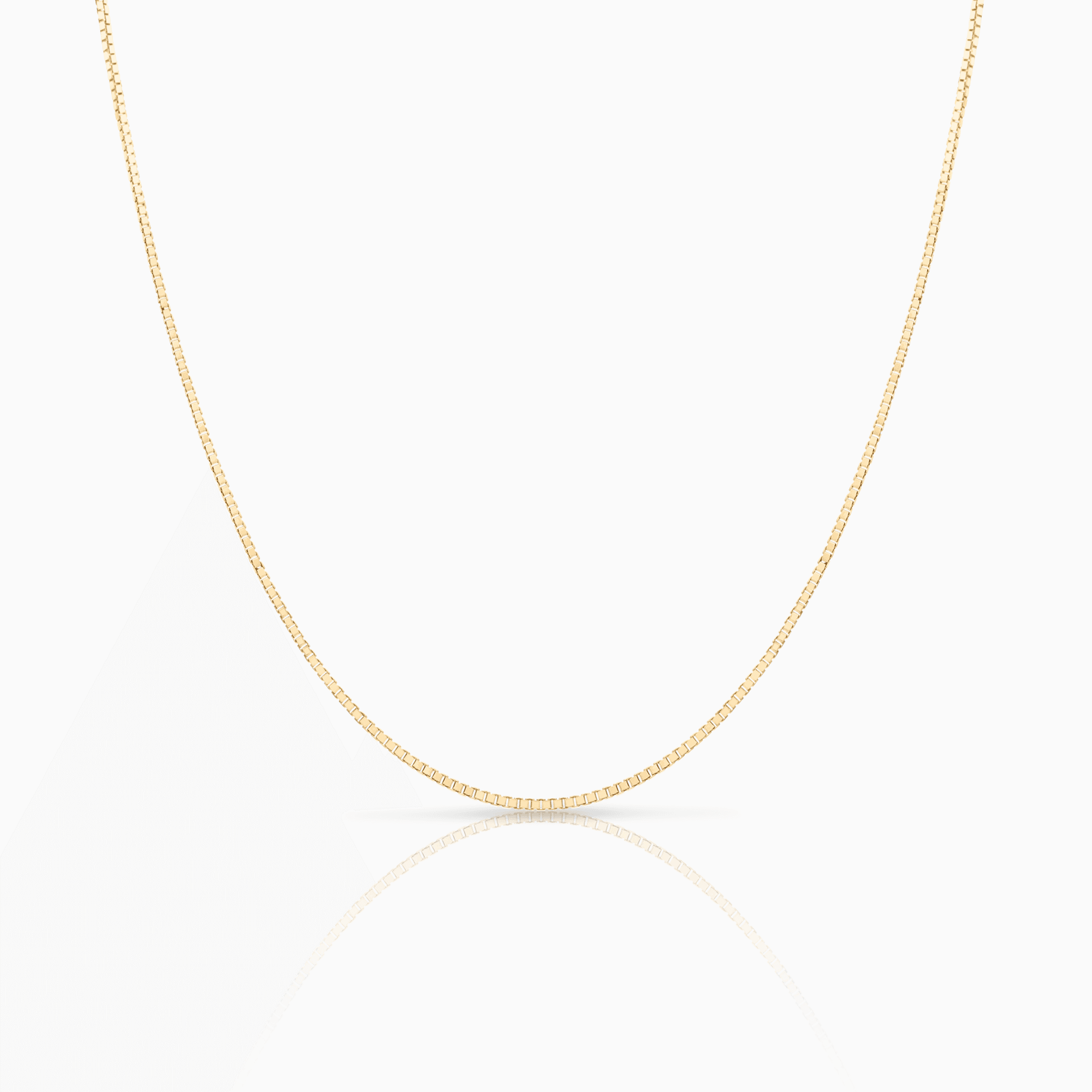 Veneziakedja 38cm 18K guld