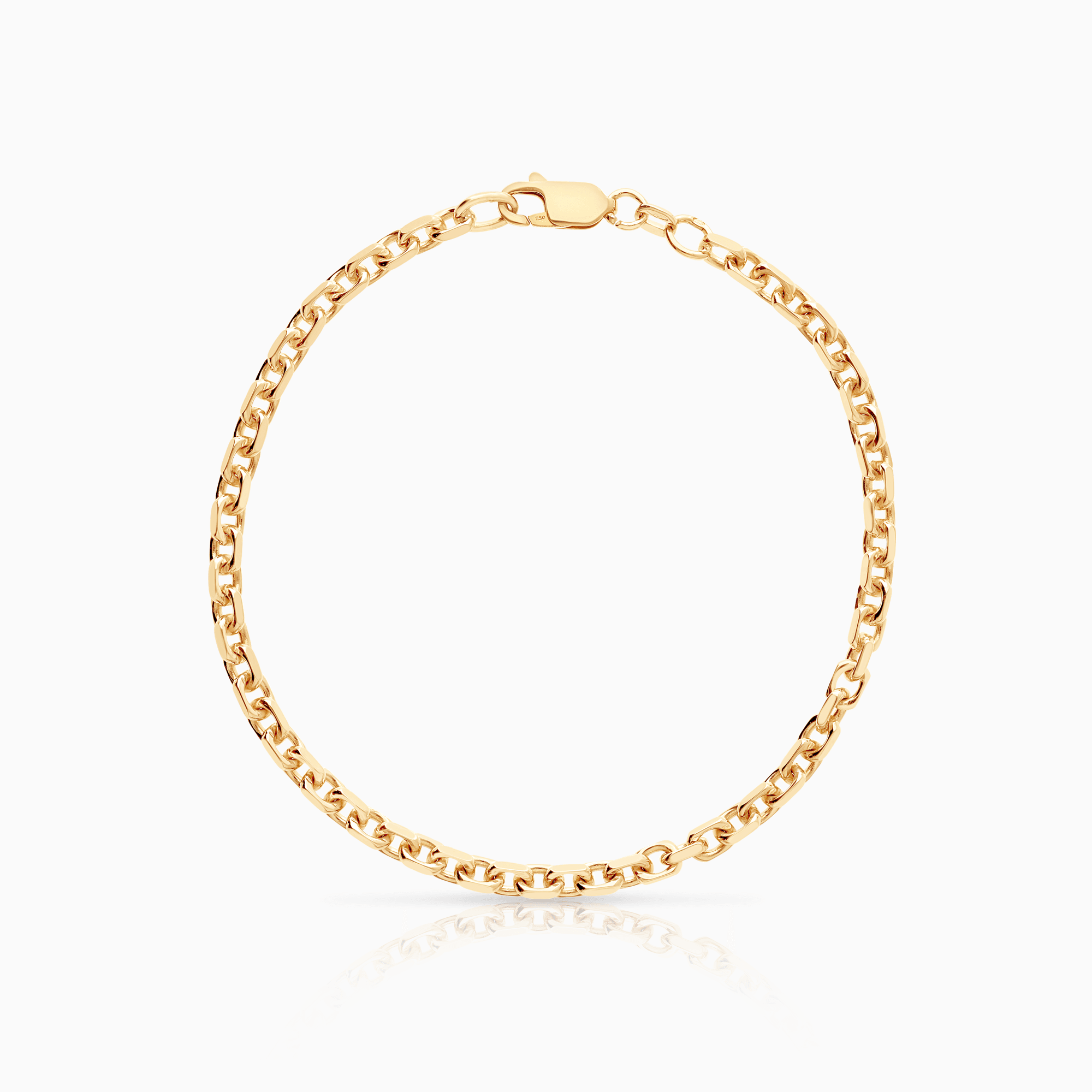 Cable bracelet 10.90g 18K gold