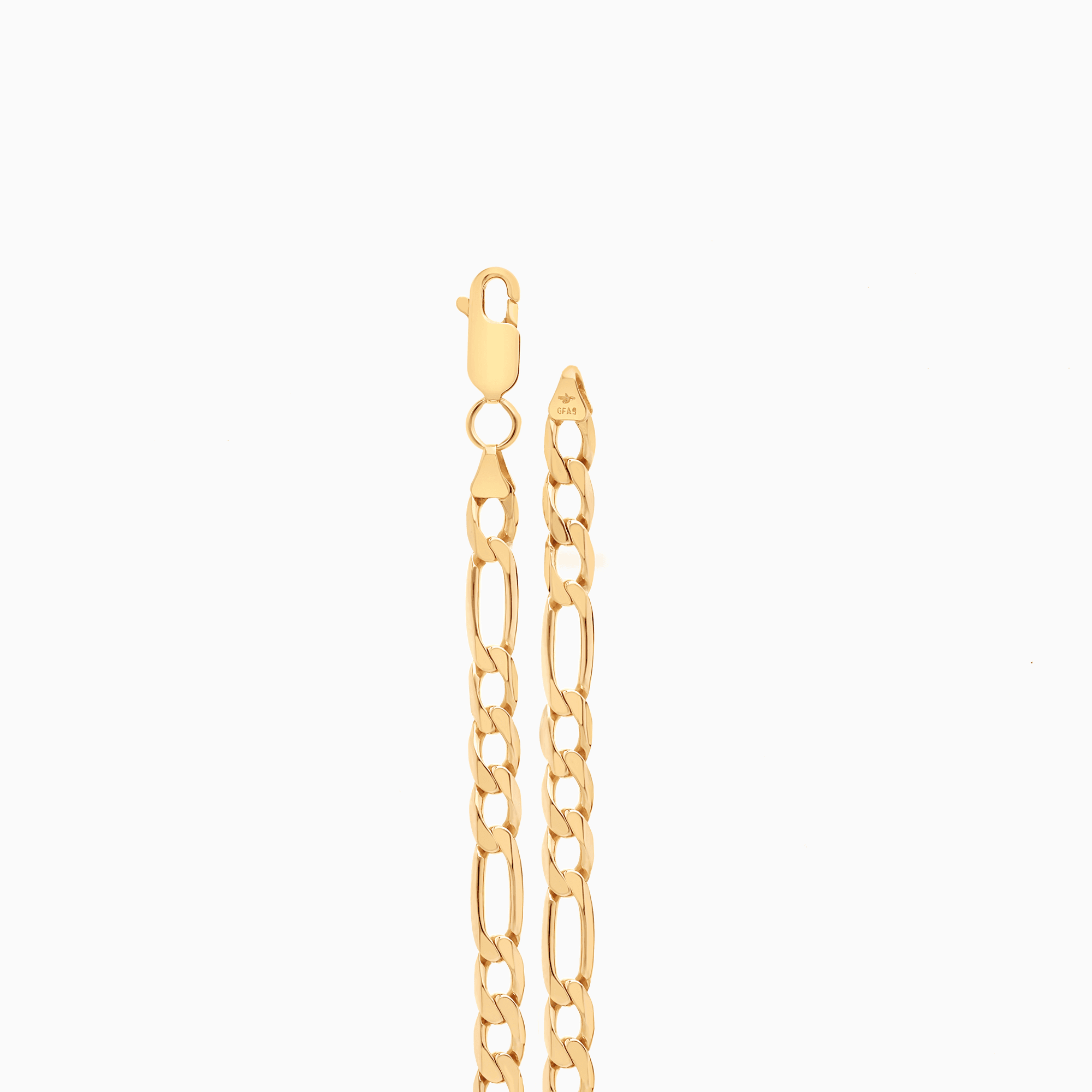 Figaro bracelet 8.25g 18K gold