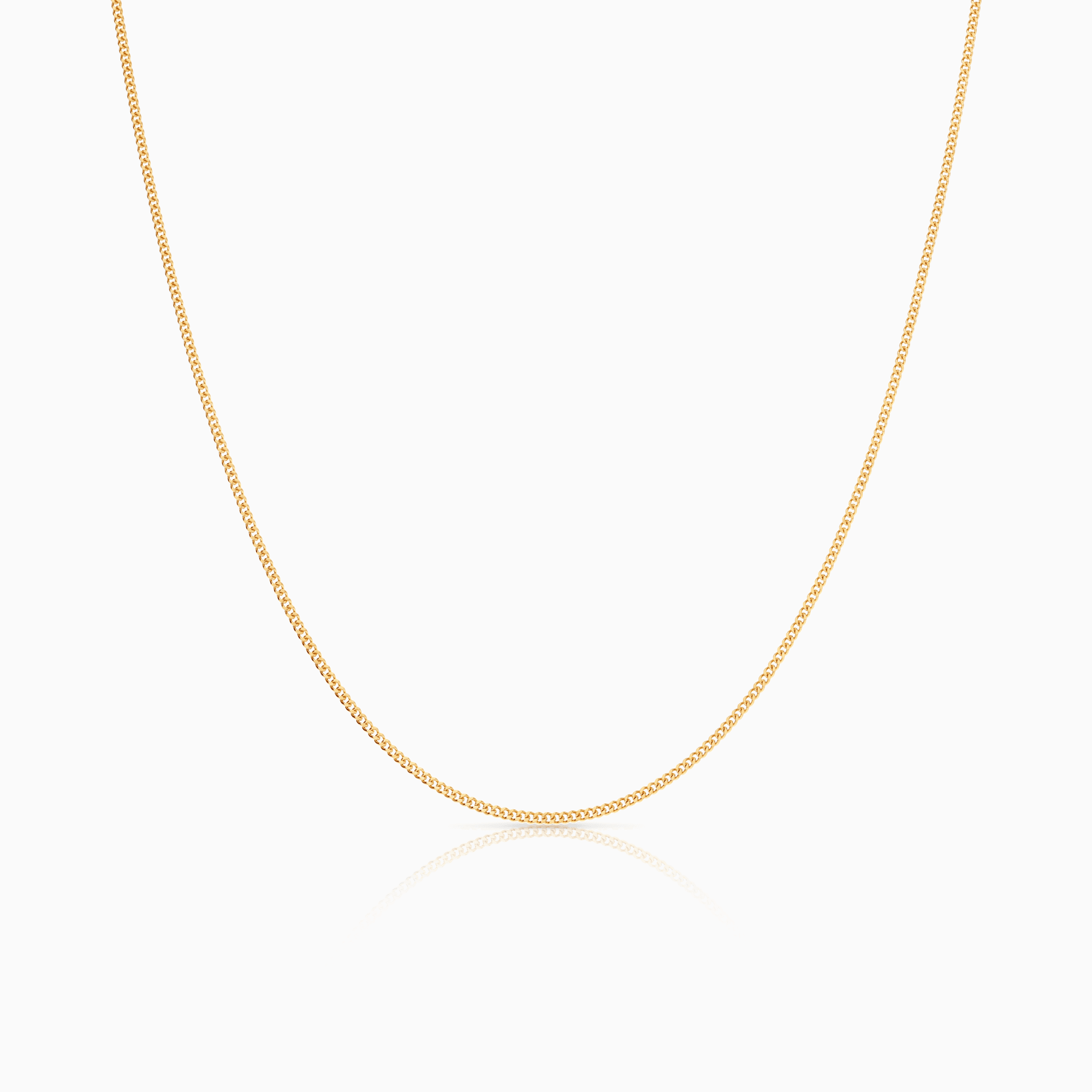Curb chain 51cm 18K gold