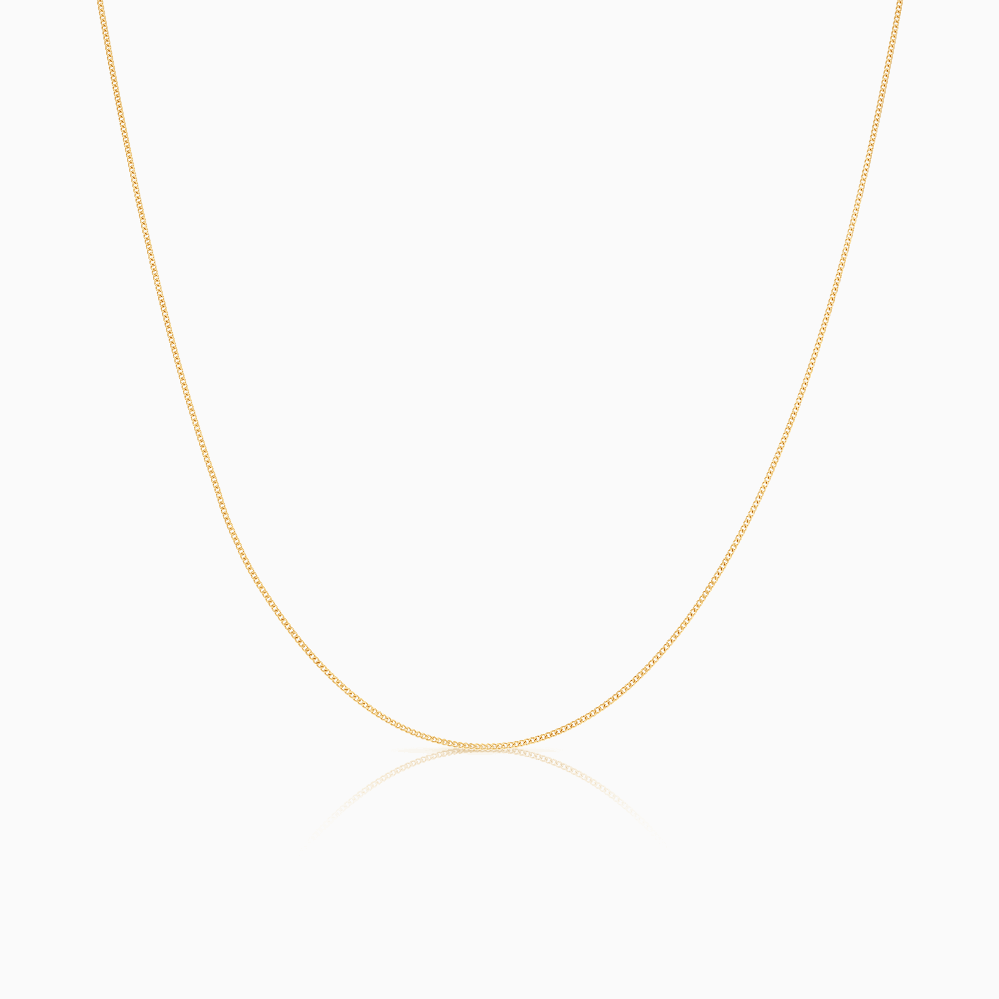 Curb chain 36cm 18K gold