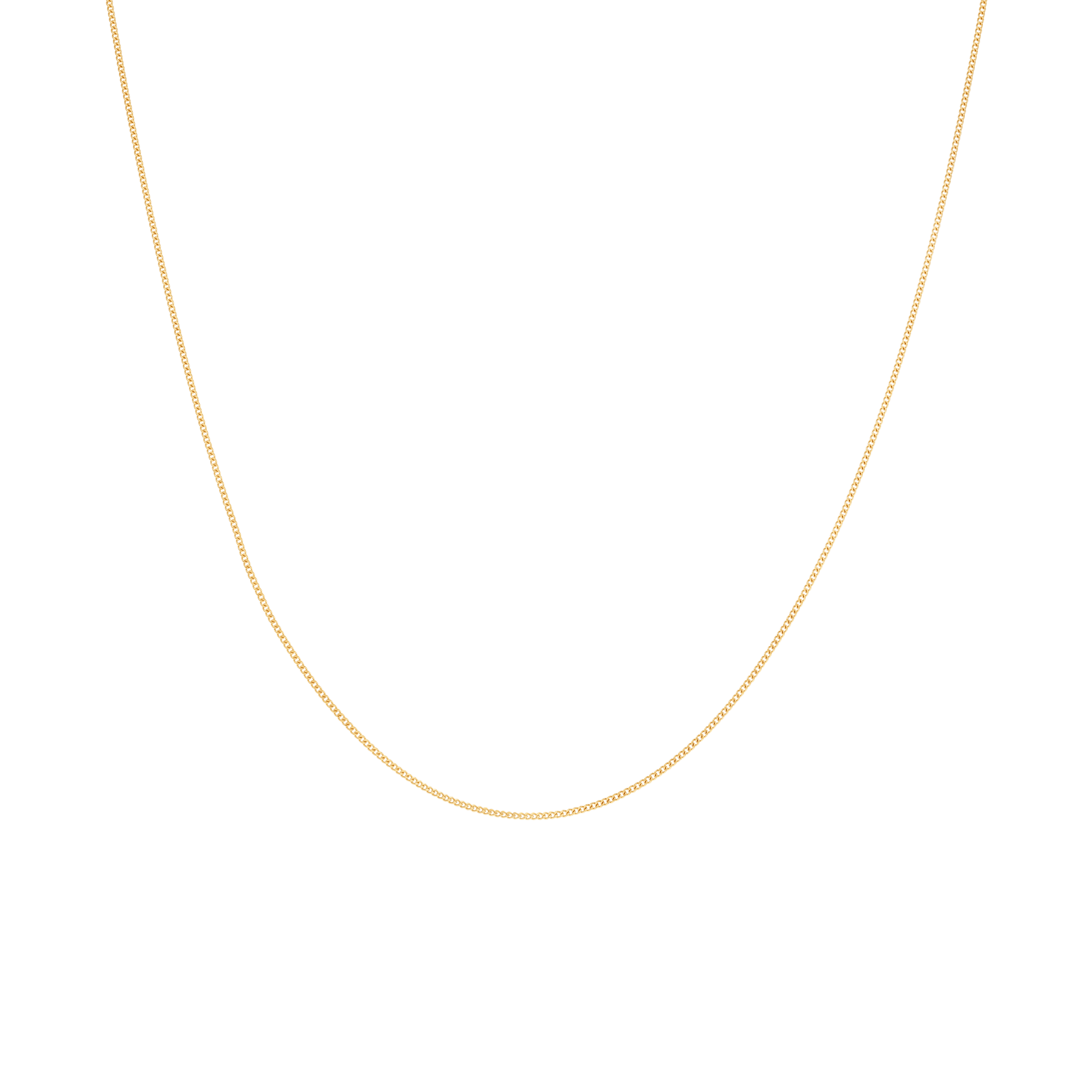 Curb chain 36cm 18K gold