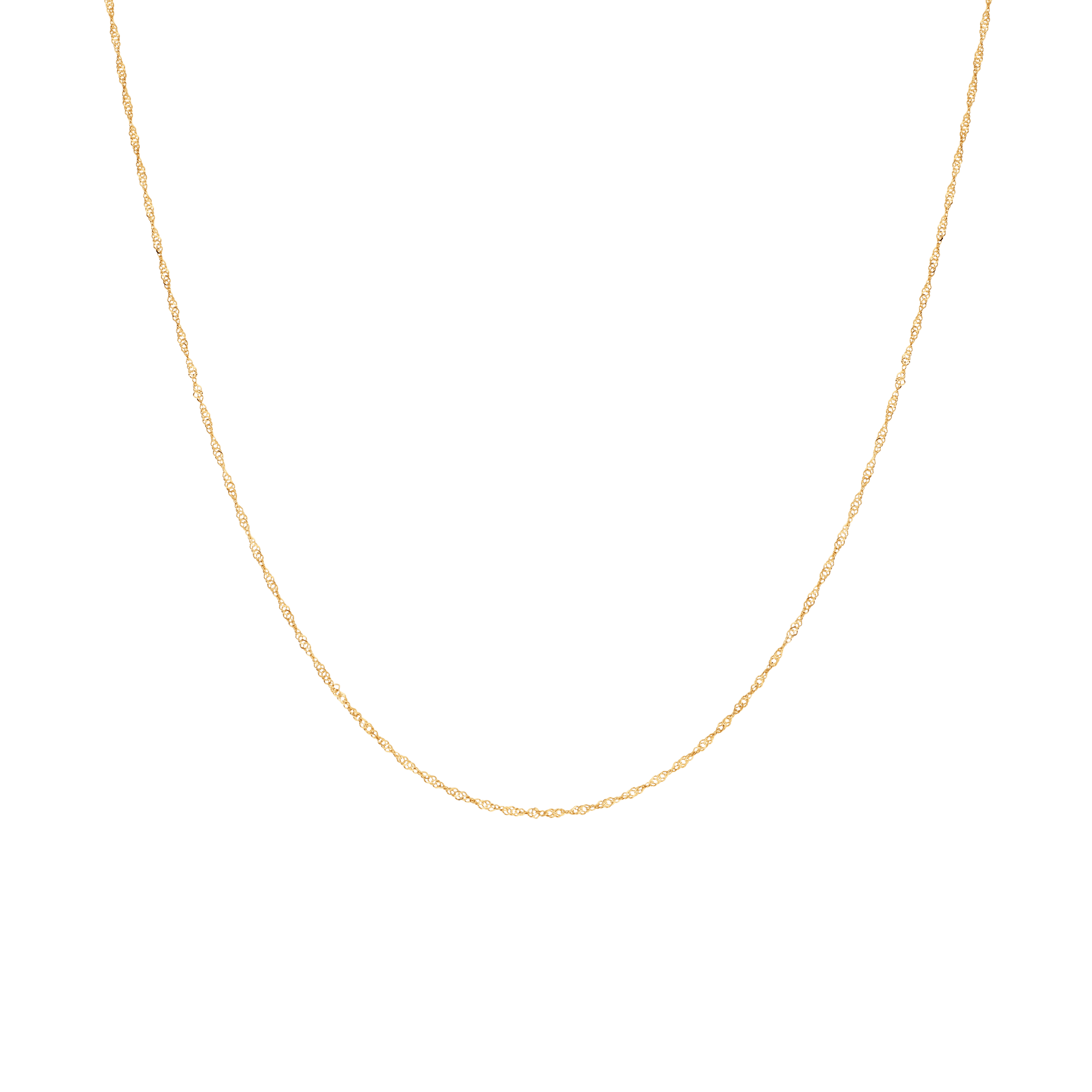 Singapore chain 44.5cm 18K gold