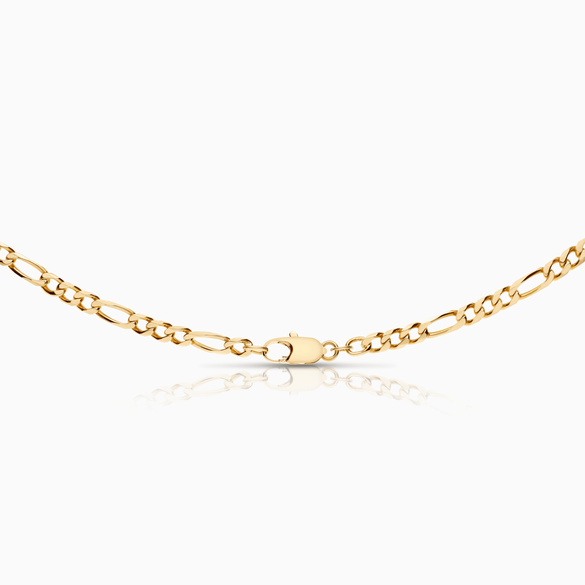 Figaro necklace 30.18g 18K gold