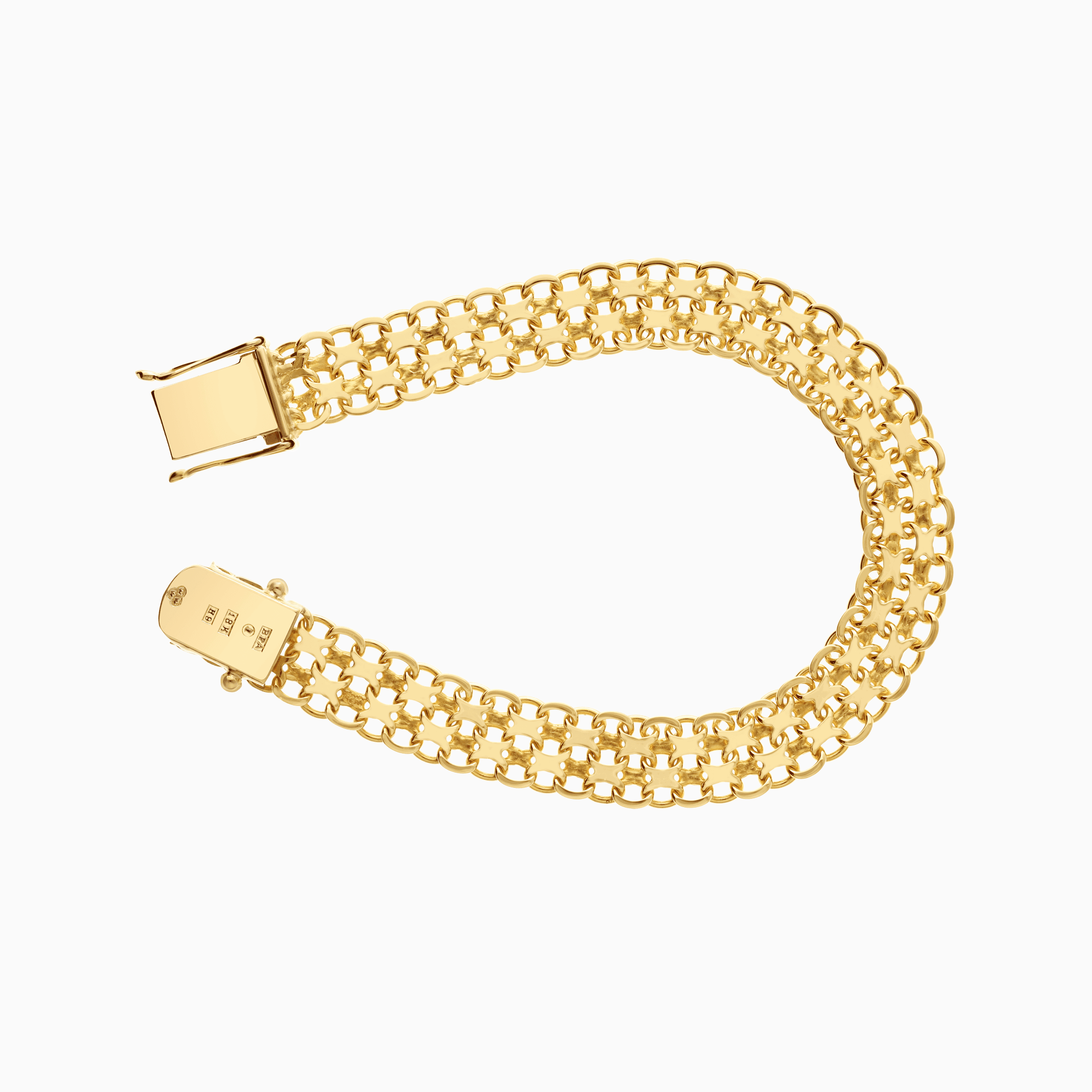 X-link bracelet 12.82g 18K gold