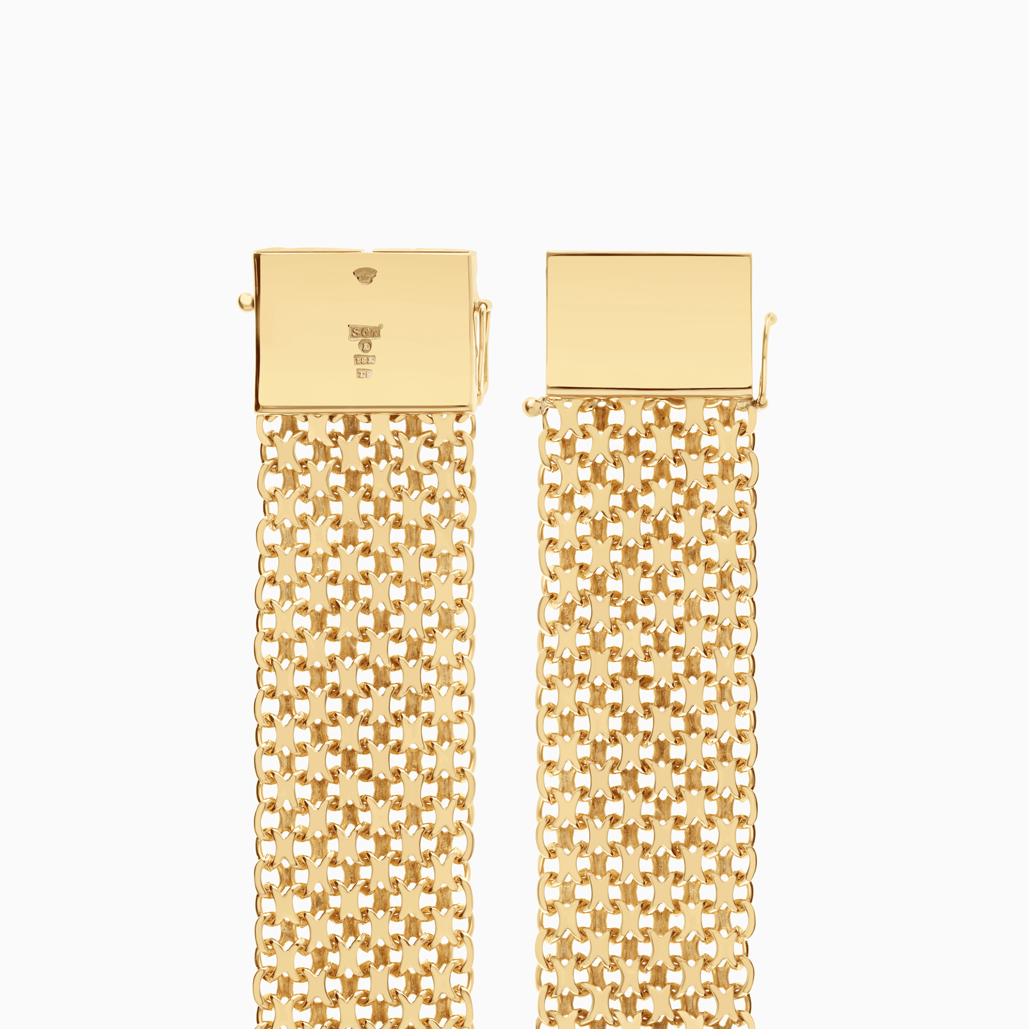 X-link bracelet 32.72g 18K gold