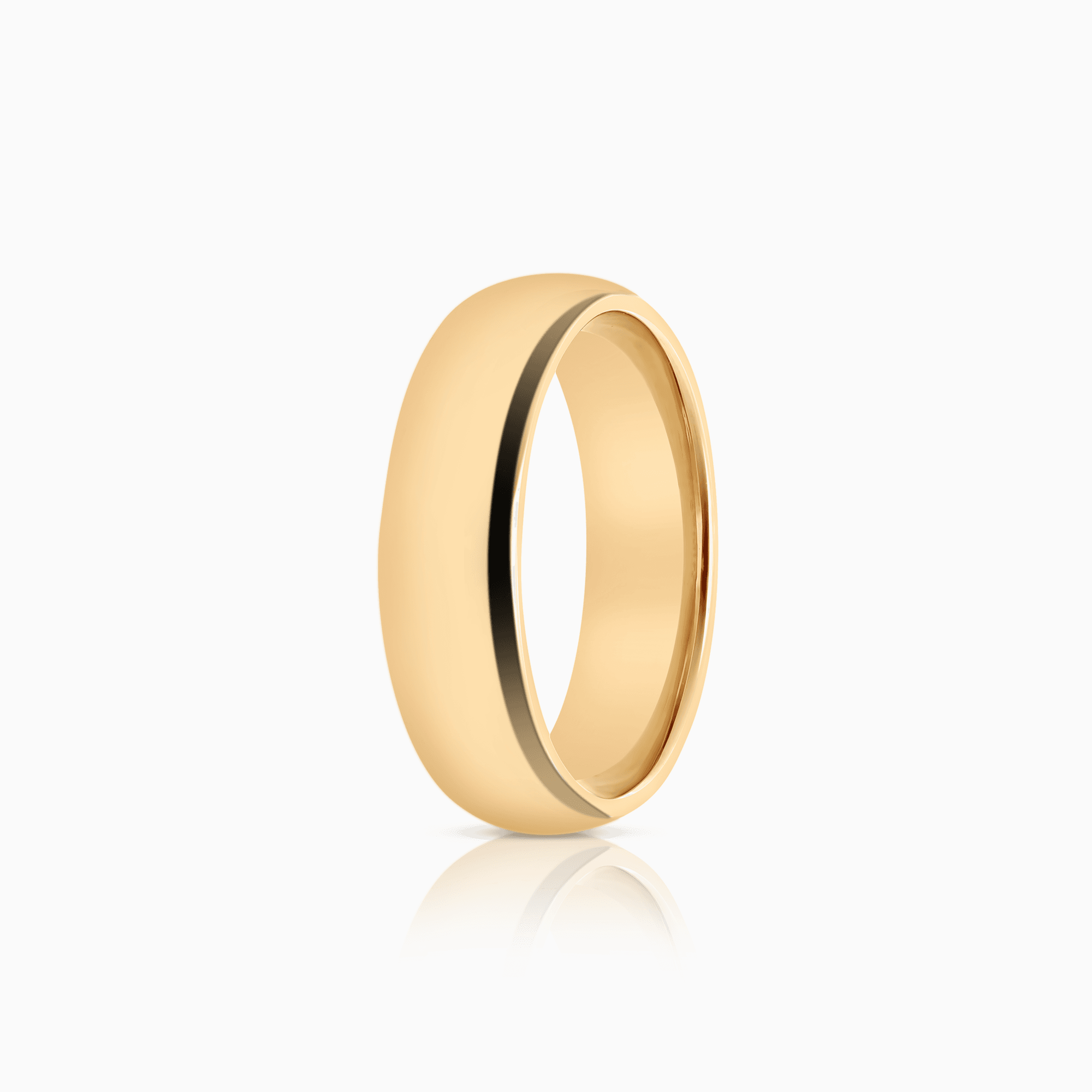 Schalins slät ring 4,80g 18K guld