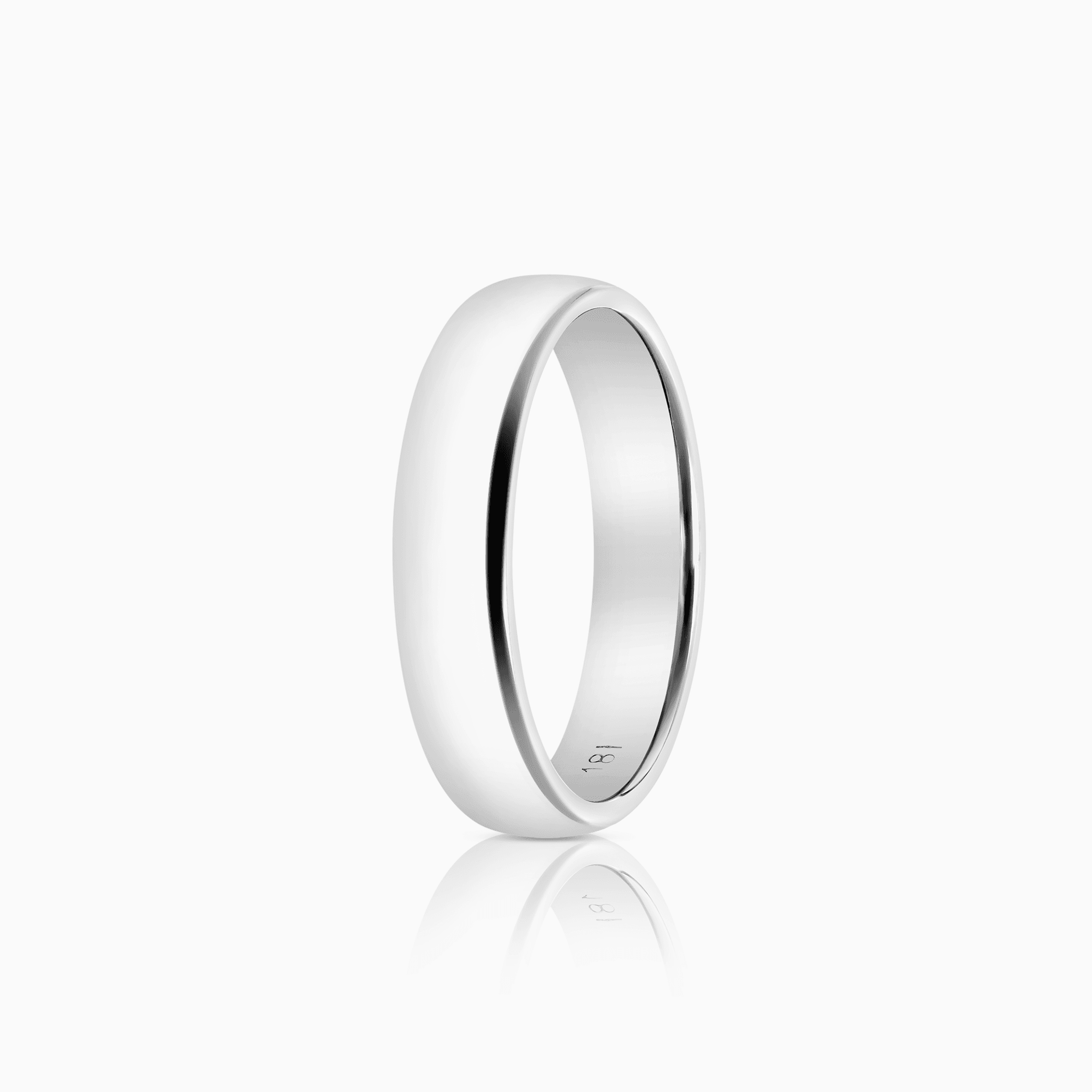 Schalins slät ring 3,80g 18K vitguld