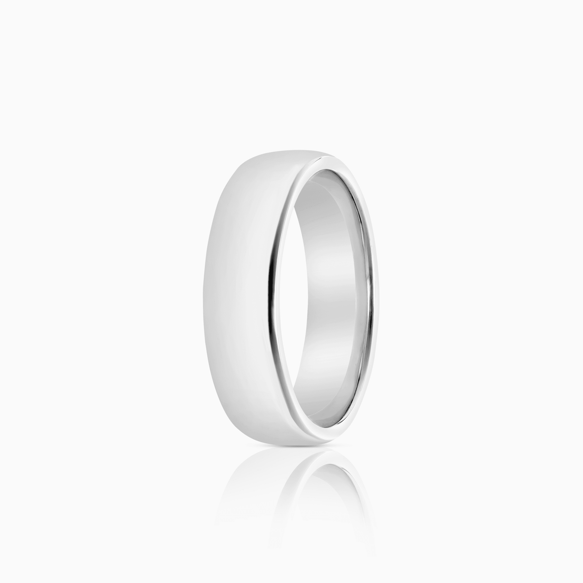 Schalins plain ring 7.20g 18K white gold