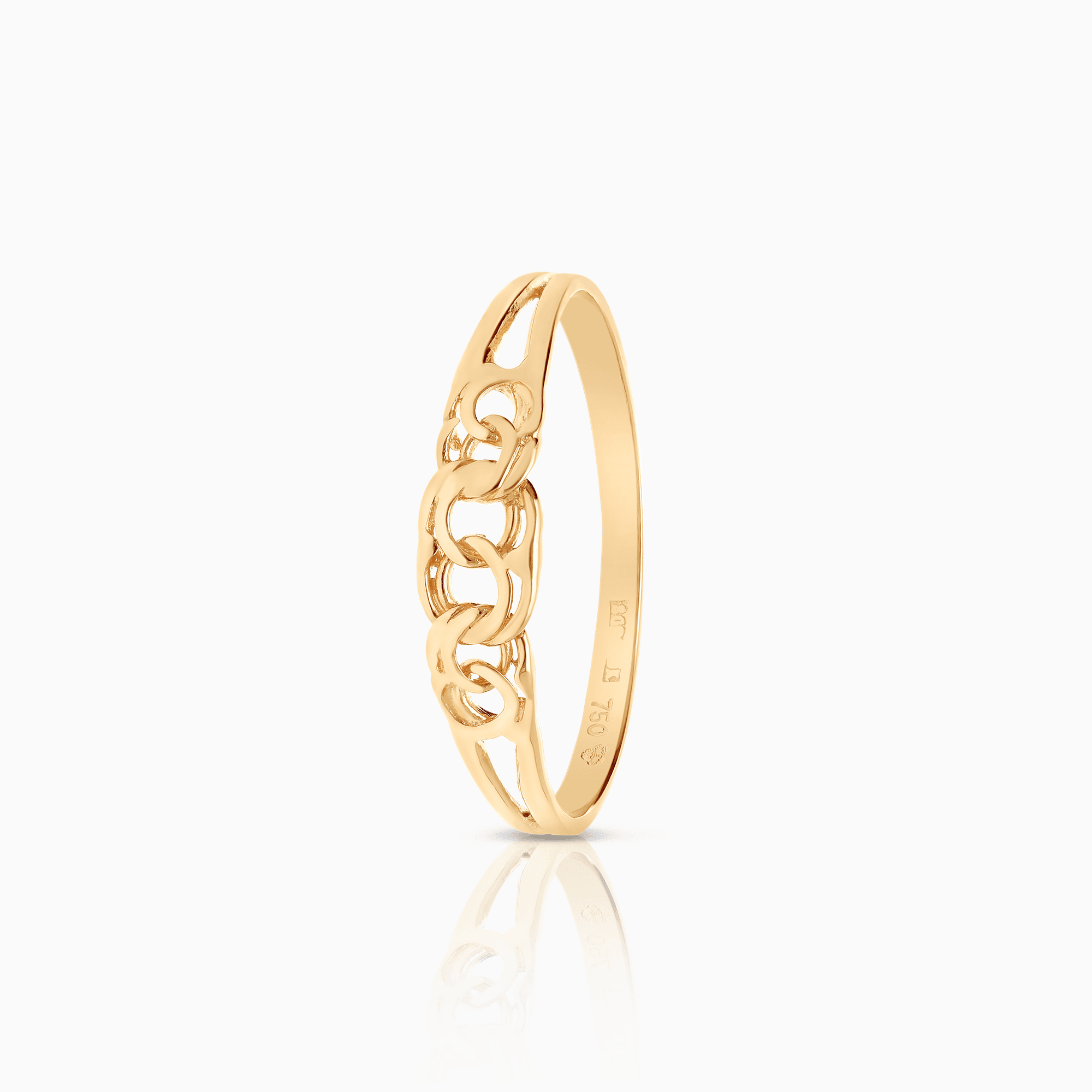 Bismarck ring 1,05g 18K guld