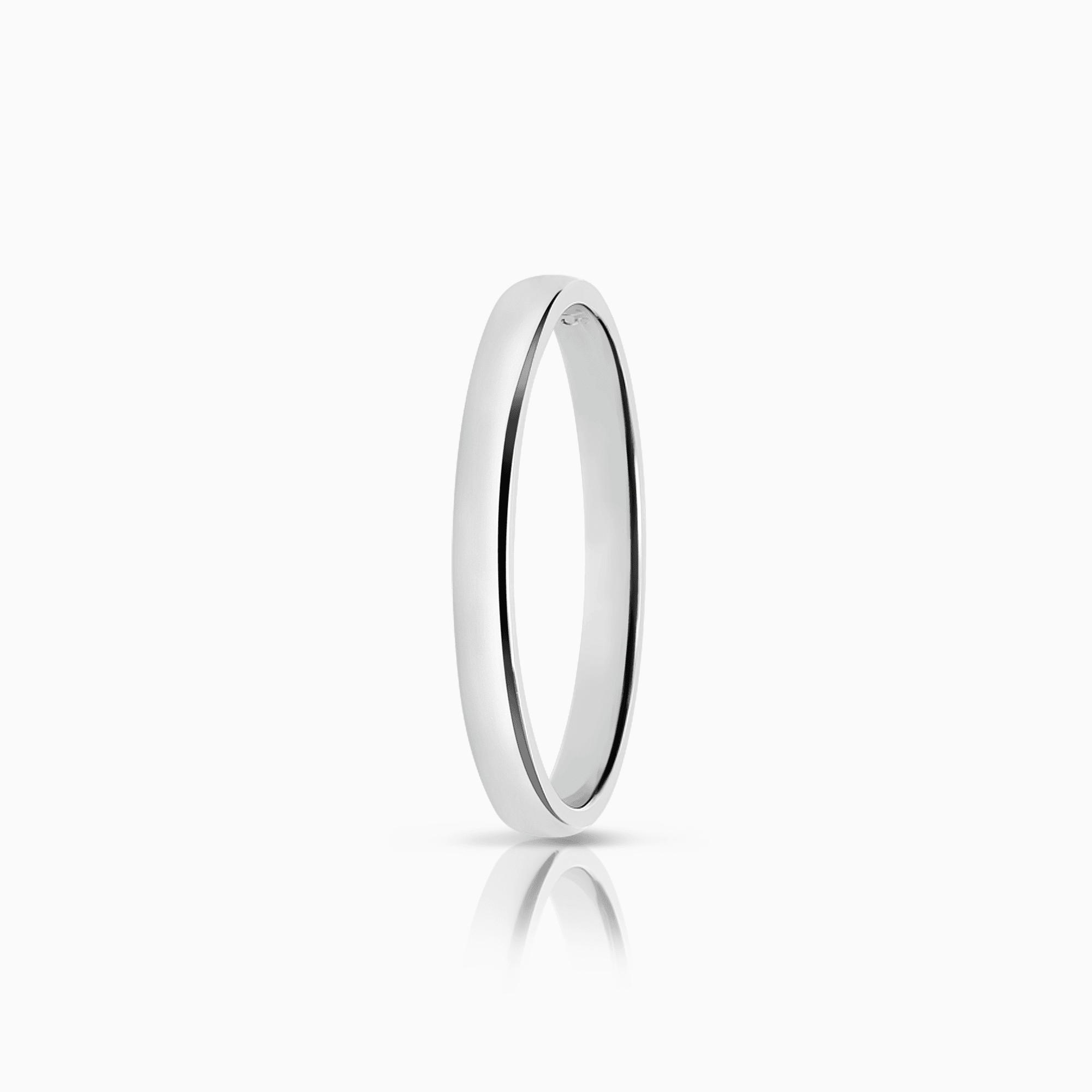 Schalins plain ring 1.58g 18K white gold