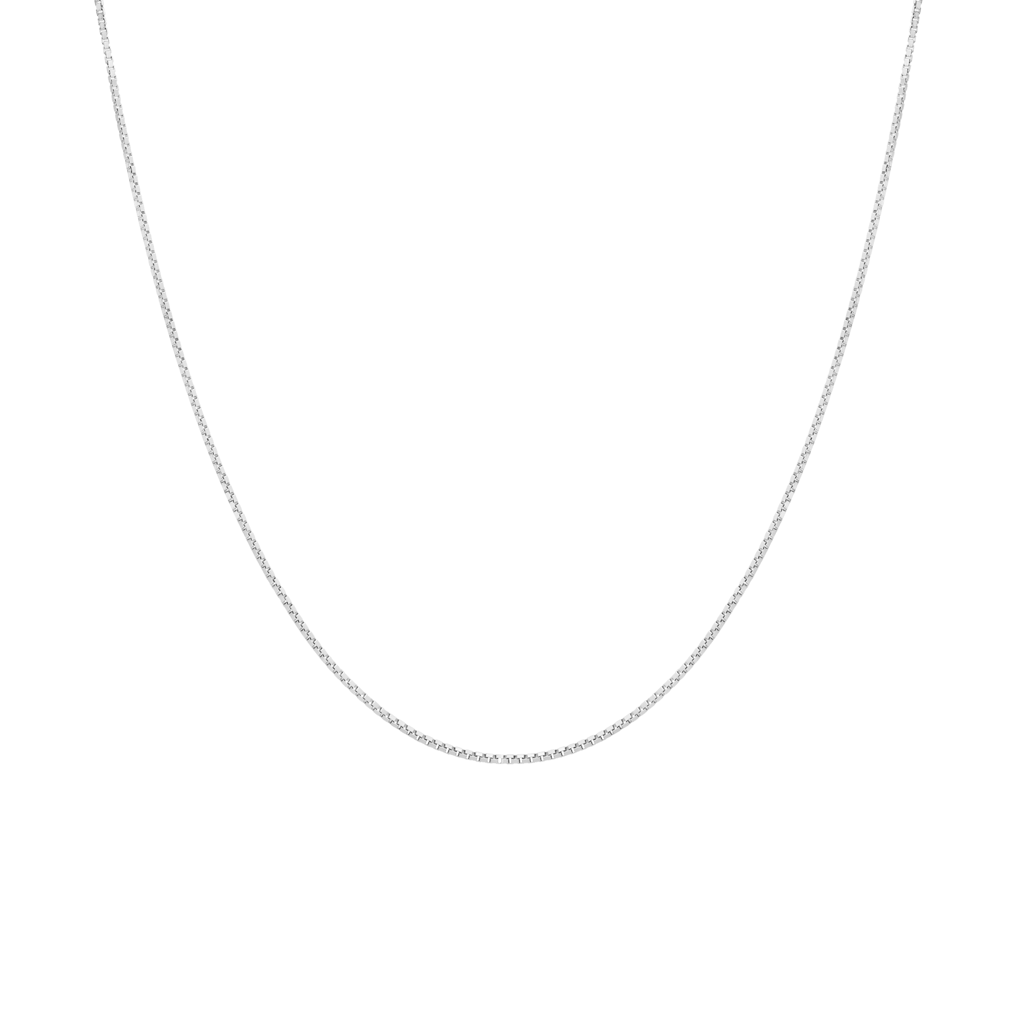 Venezialänk 38,5cm 18K vitguld