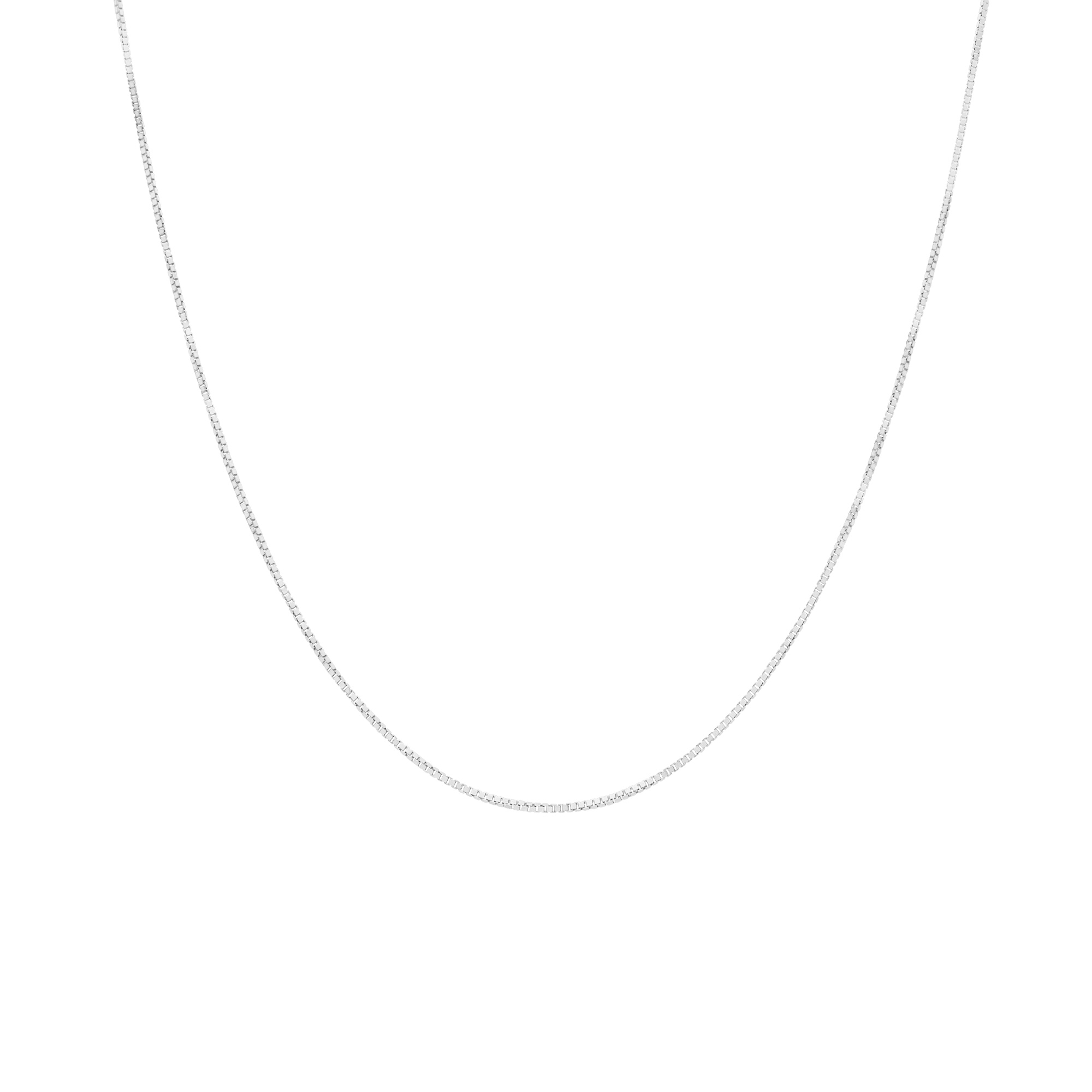 Venezialänk 38cm 18K vitguld