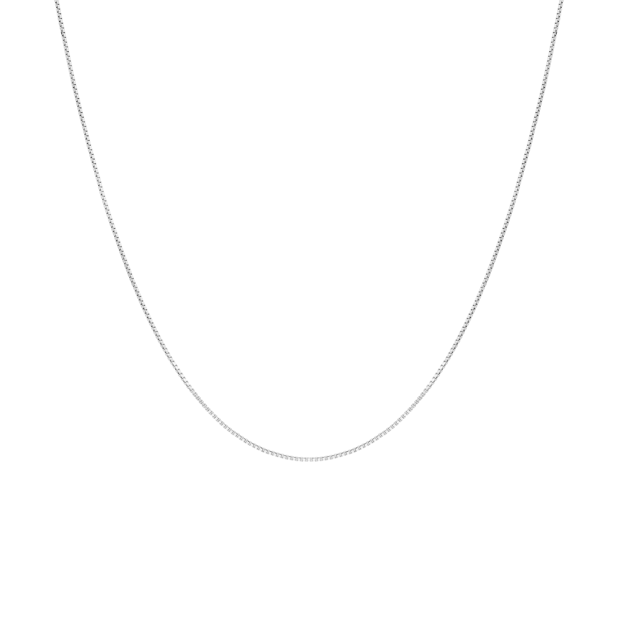 Venezialänk 40cm 18K vitguld
