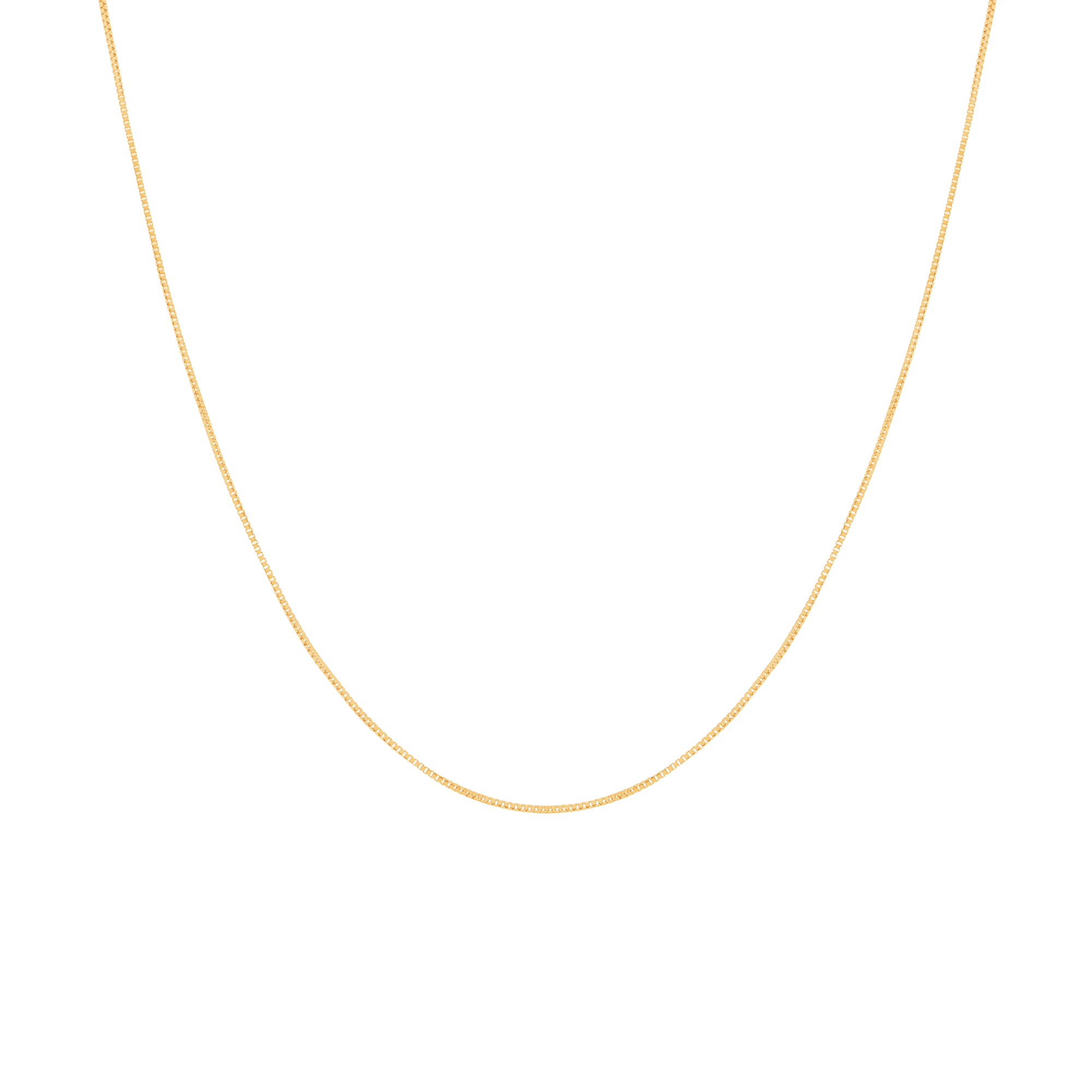 Box chain 70.5cm 18K gold