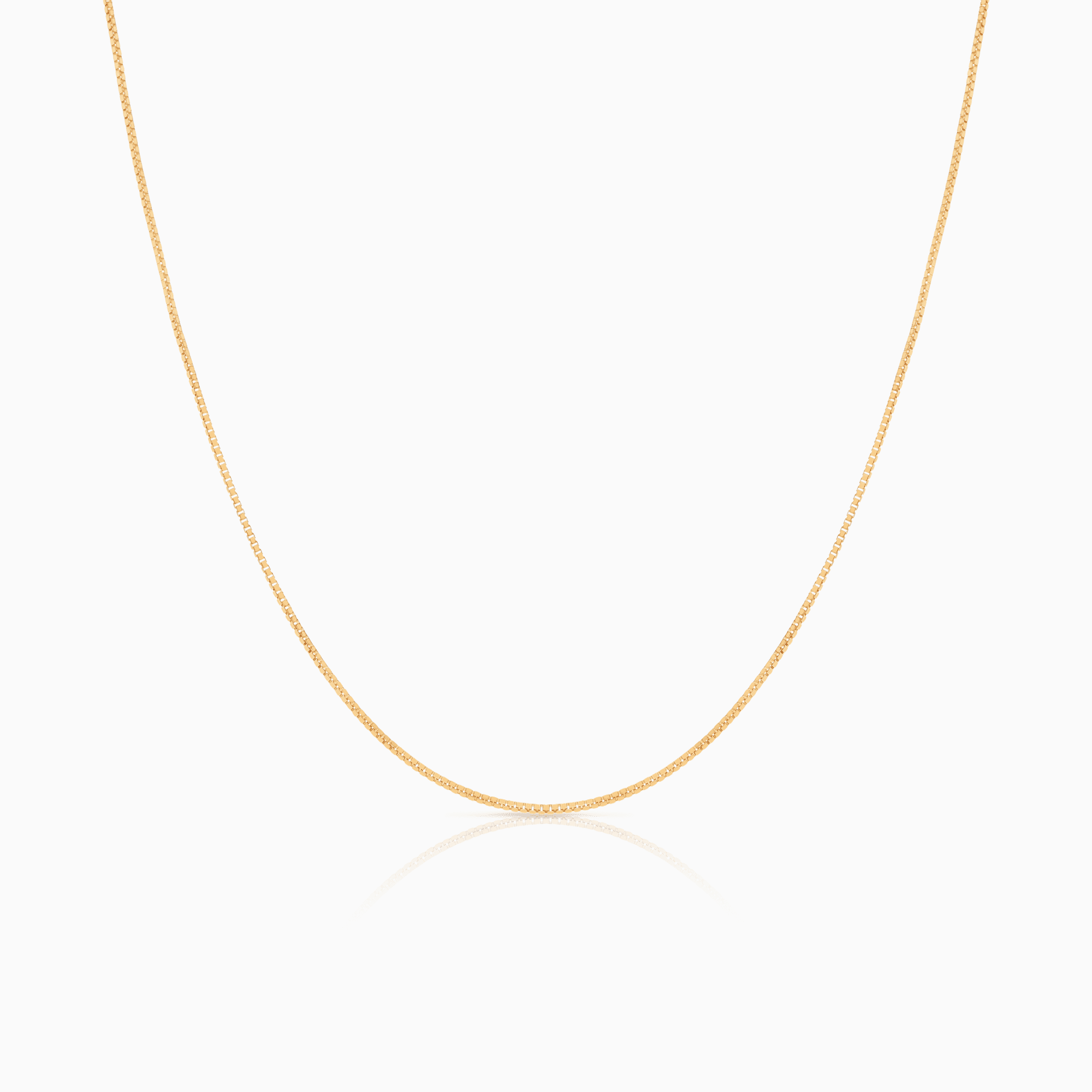 Veneziakedja 38cm 18K guld