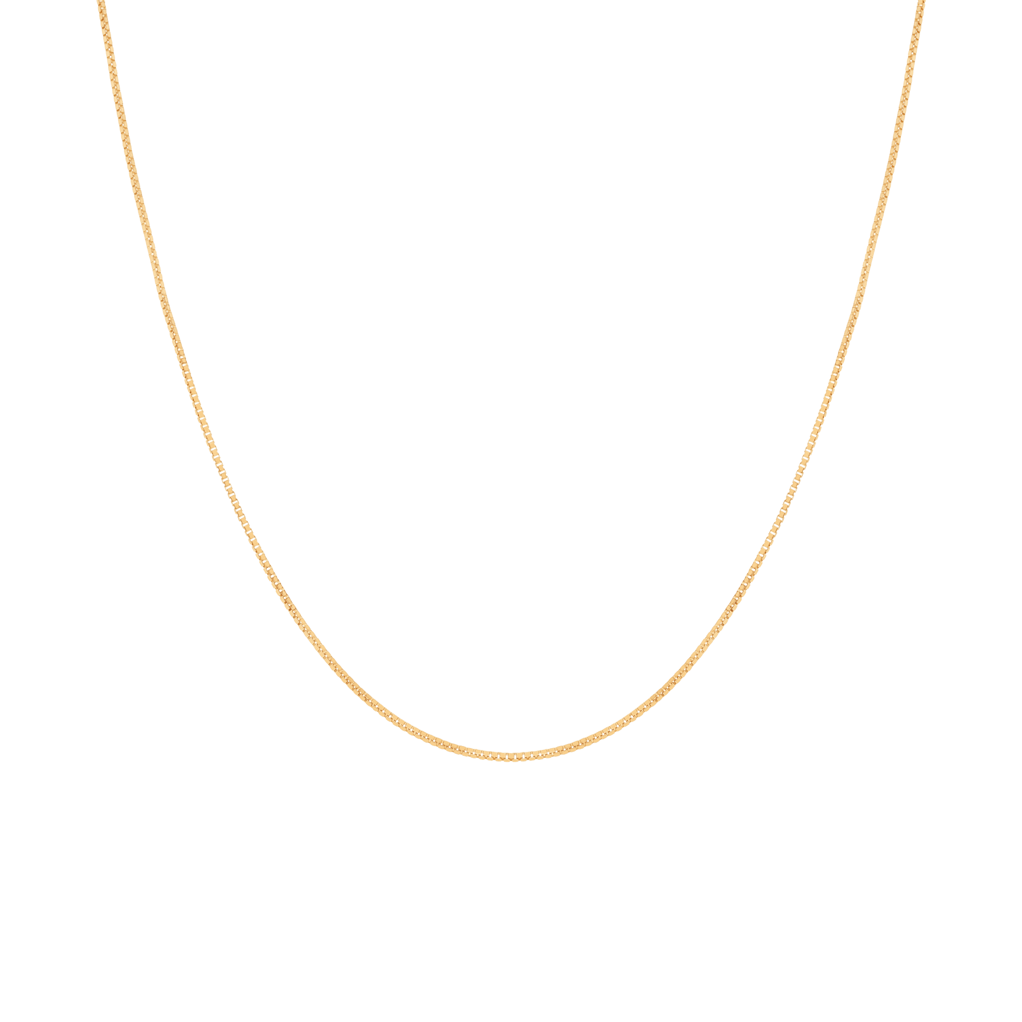 Veneziakedja 38cm 18K guld