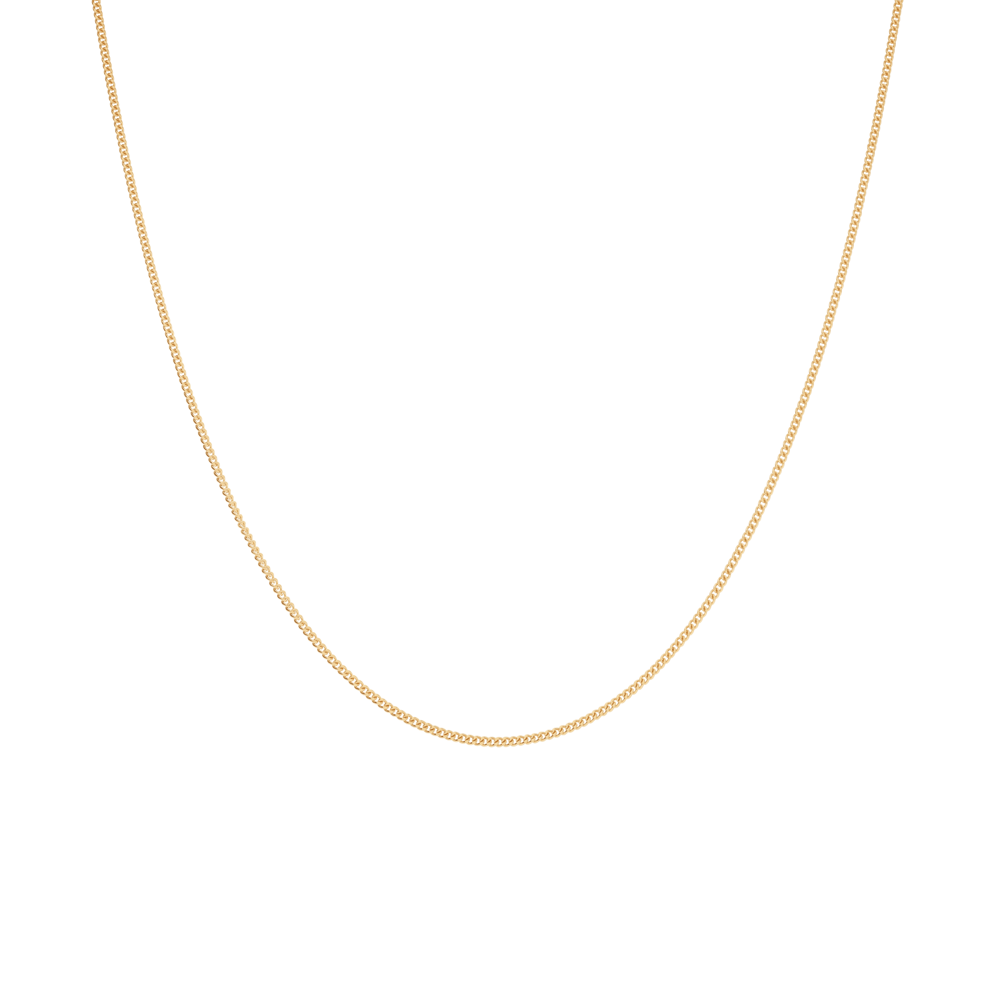 Pansarkedja 50cm 18K guld