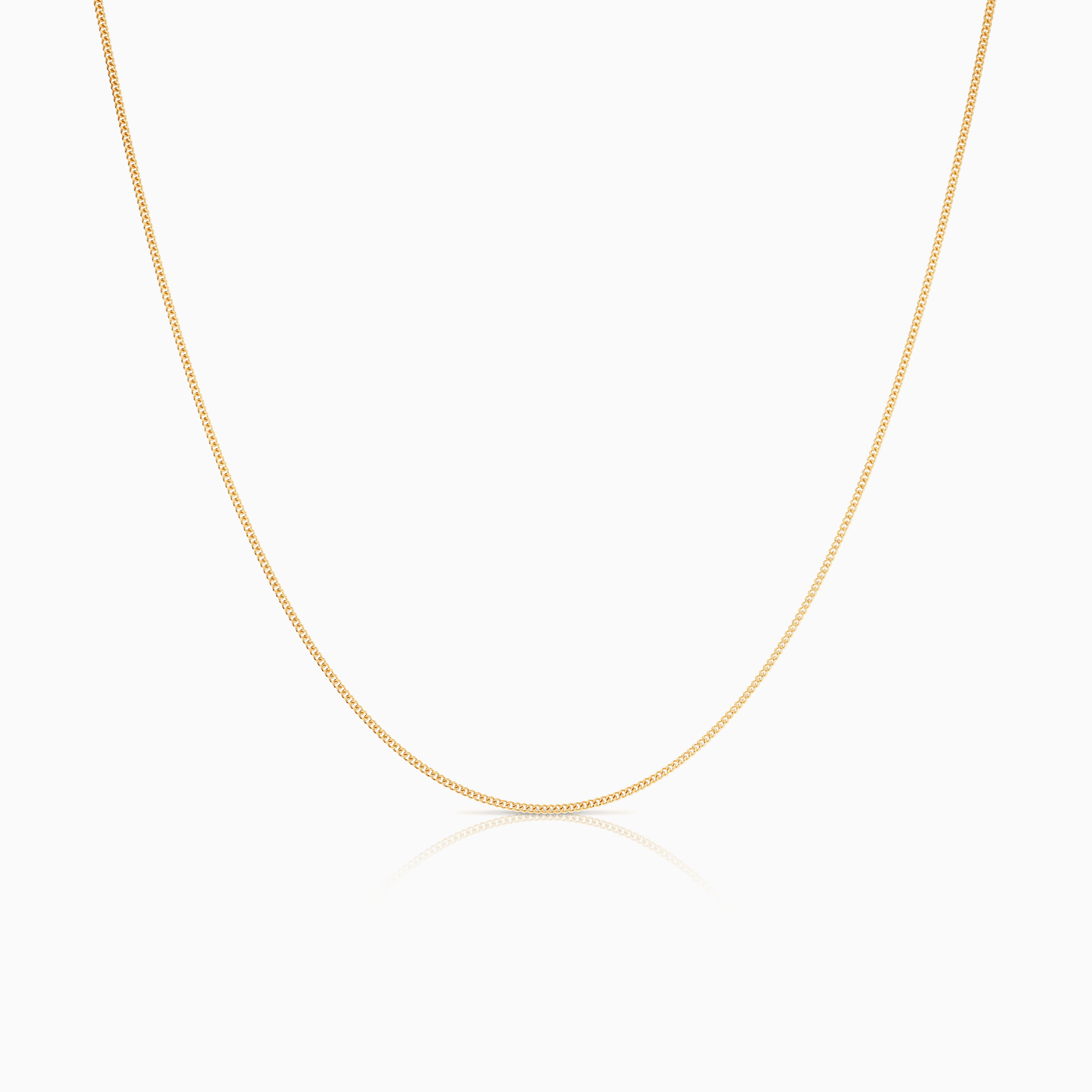Curb chain 36cm 18K gold