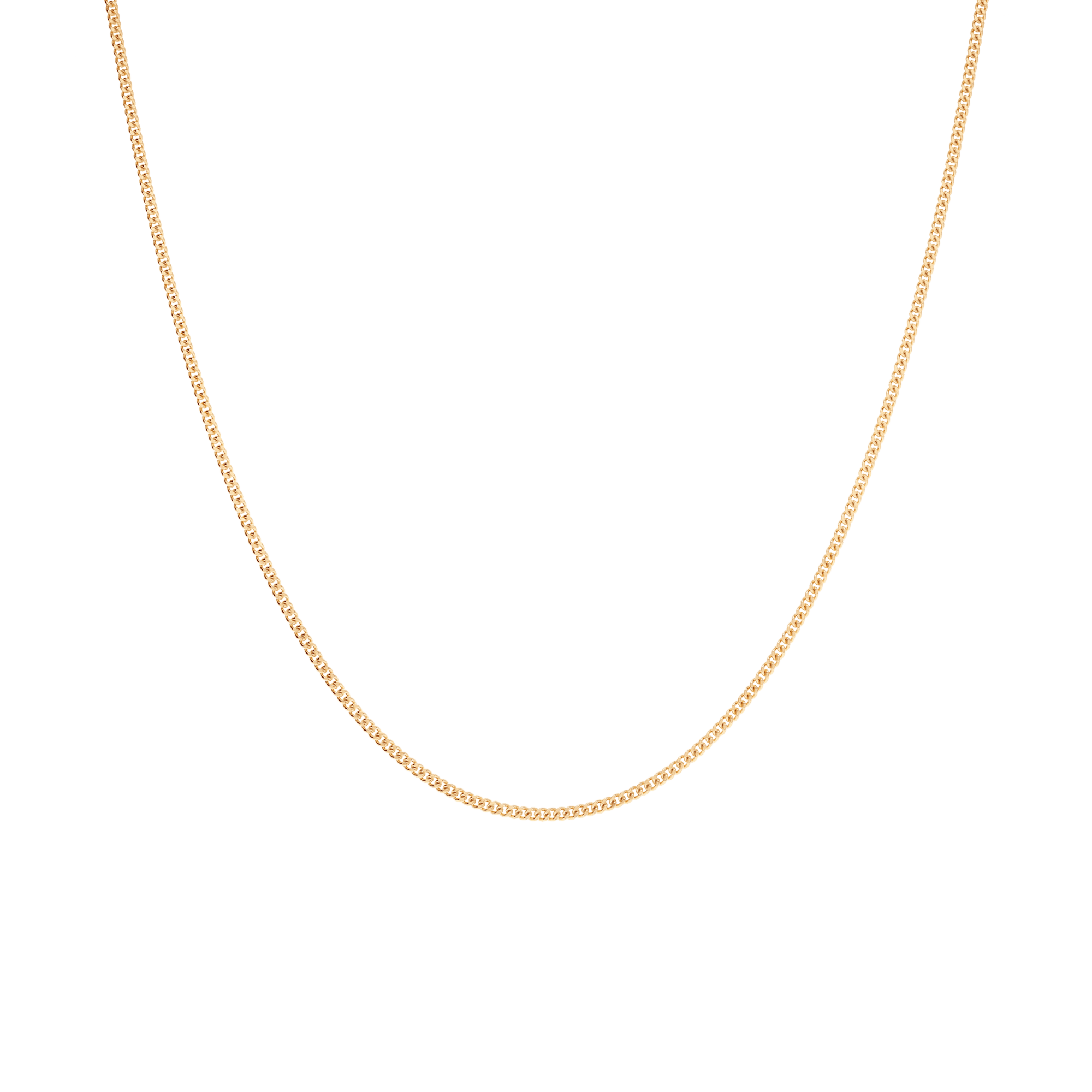Pansarkedja 43cm 18K guld