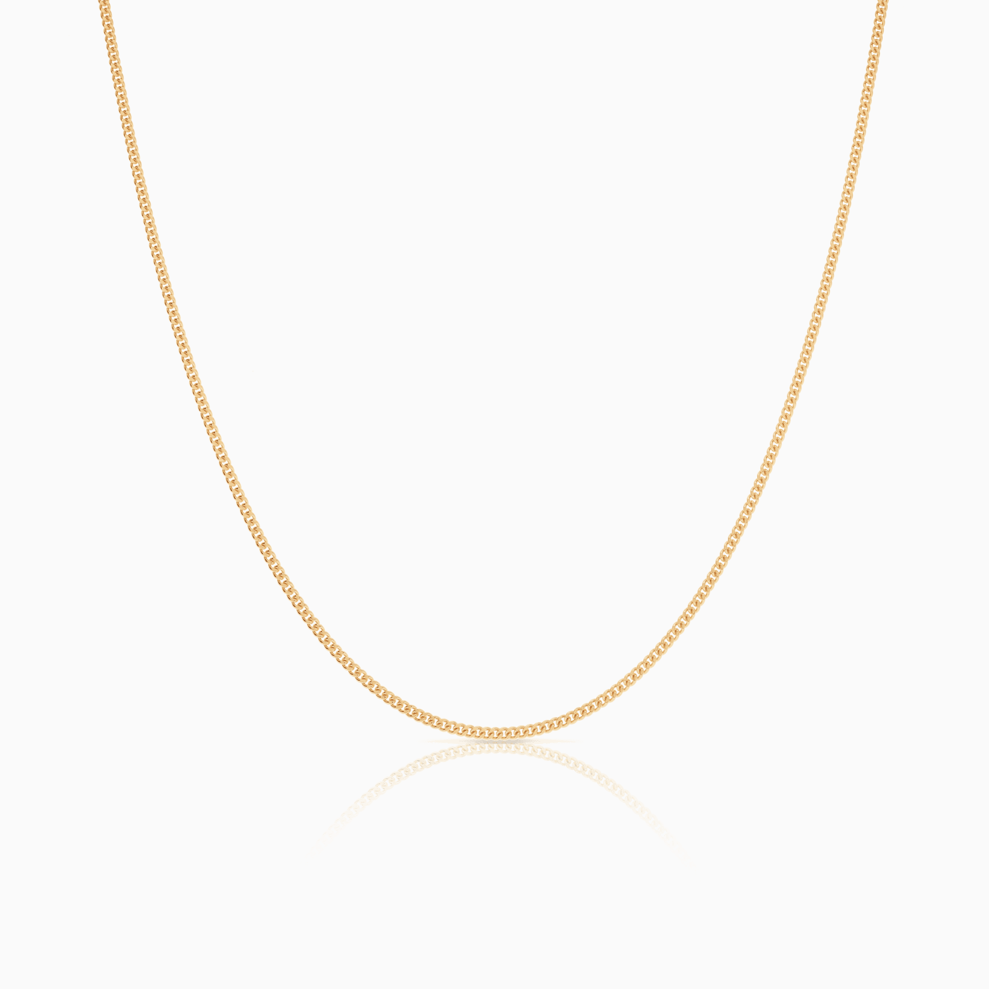 Pansarkedja 45cm 18K guld