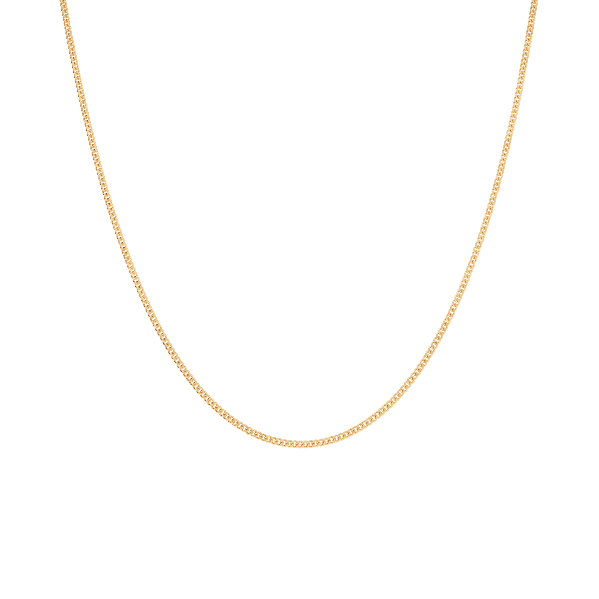 Pansarkedja 45cm 18K guld