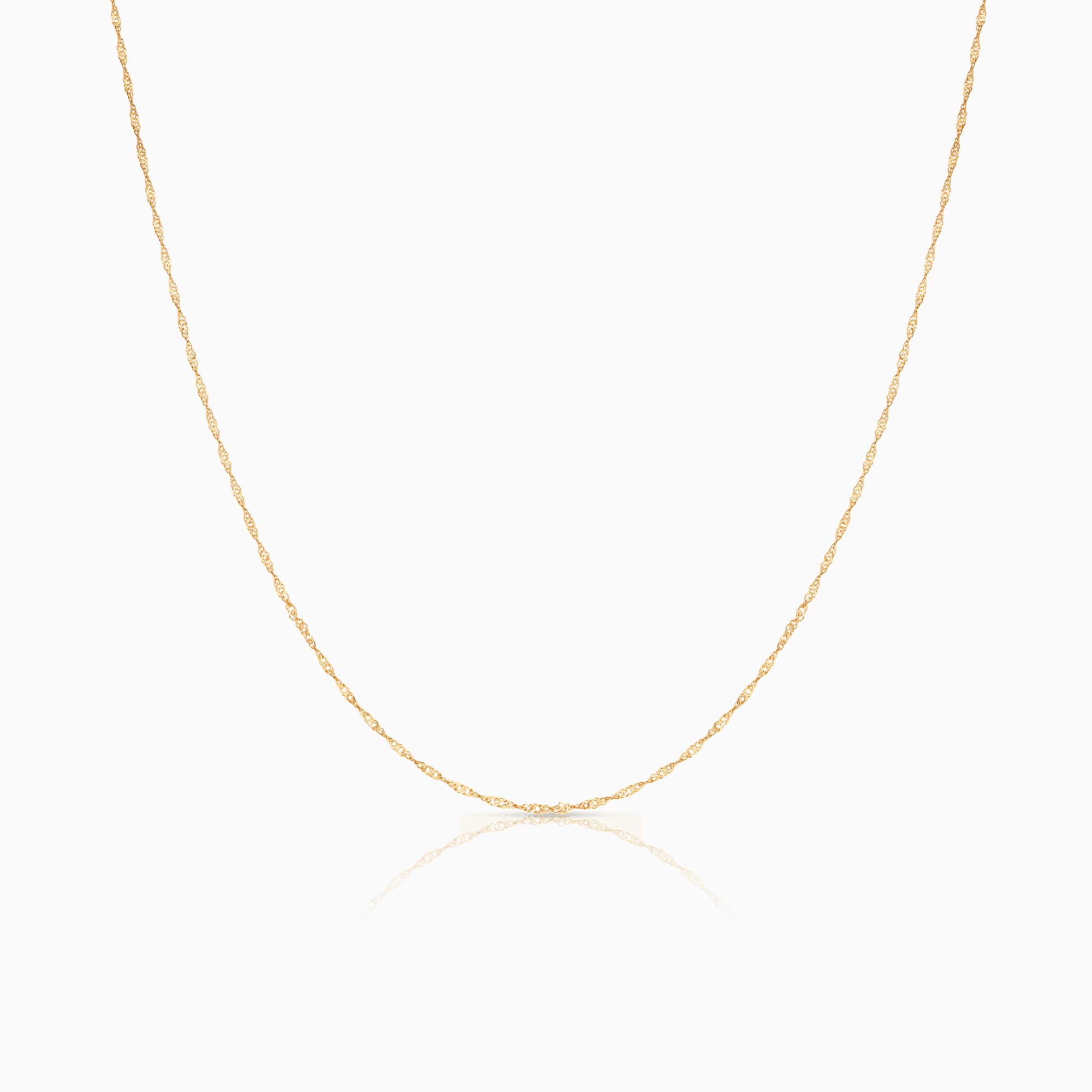 Singapore chain 37.5cm 18K gold
