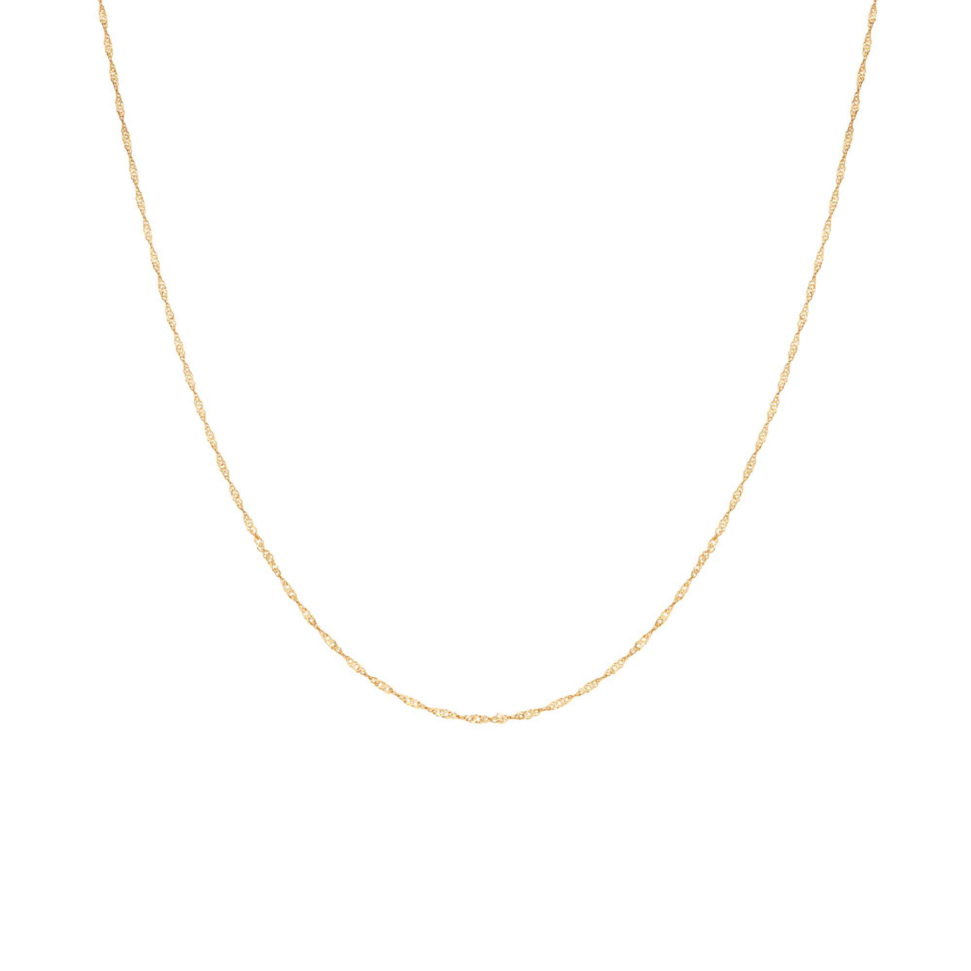Singapore chain 37.5cm 18K gold