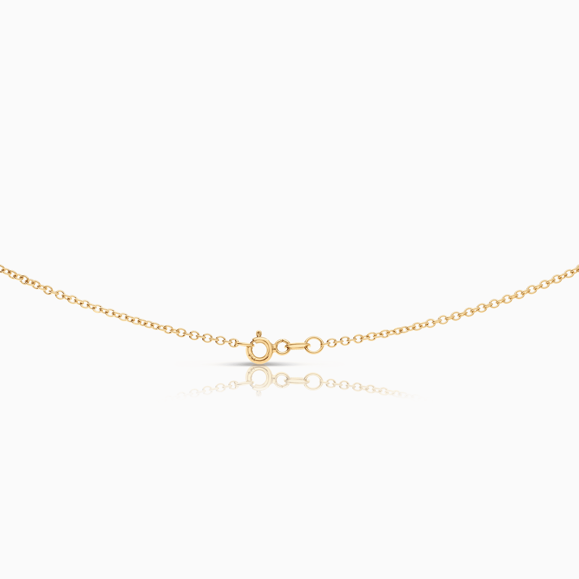 Cable necklace 4.20g 18K gold