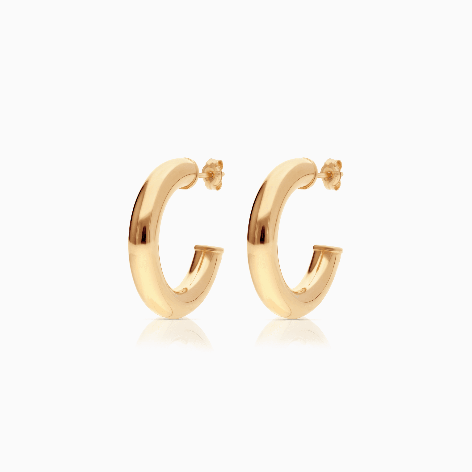 Guldörhängen creoler 3,12g 18K guld