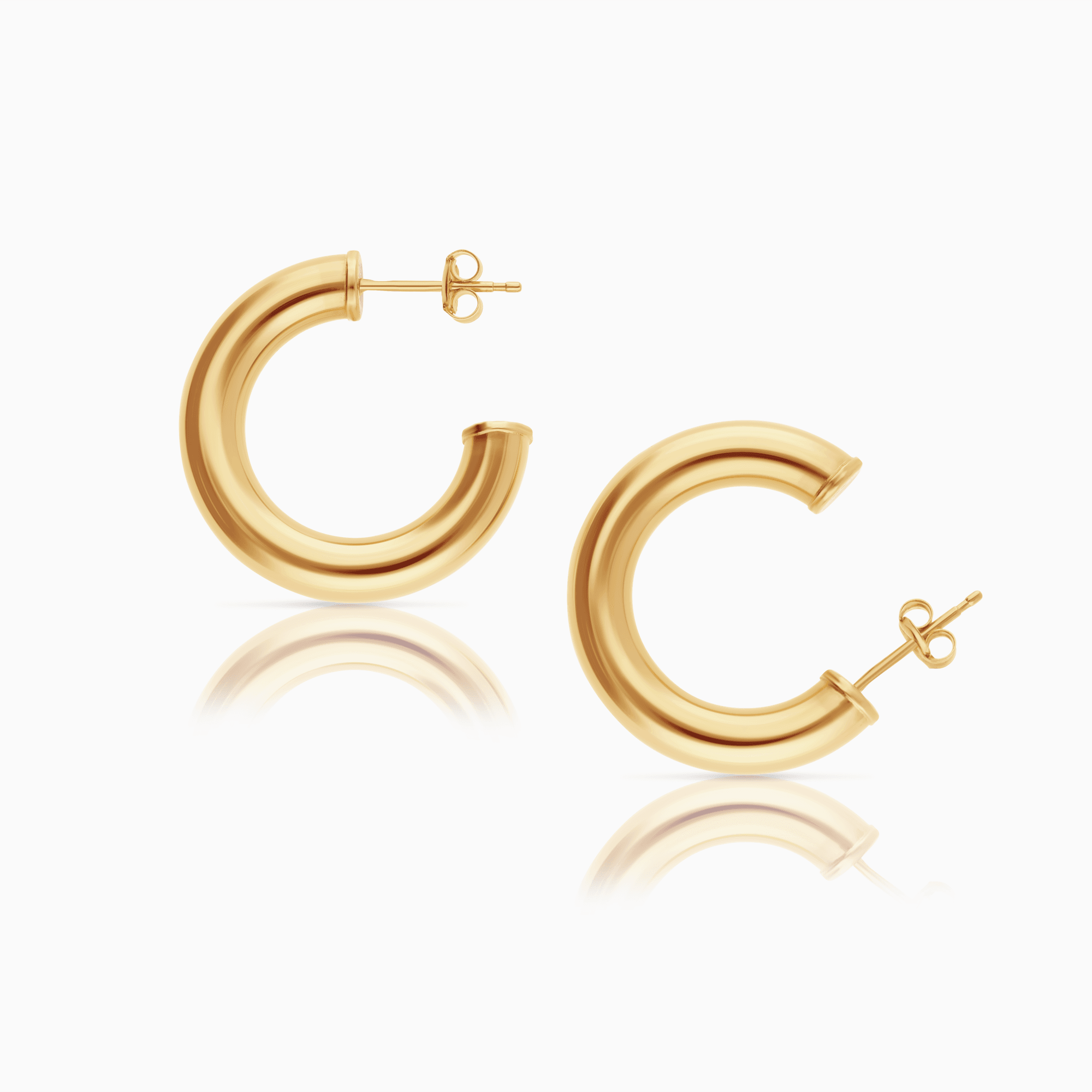 Guldörhängen creoler 3,12g 18K guld