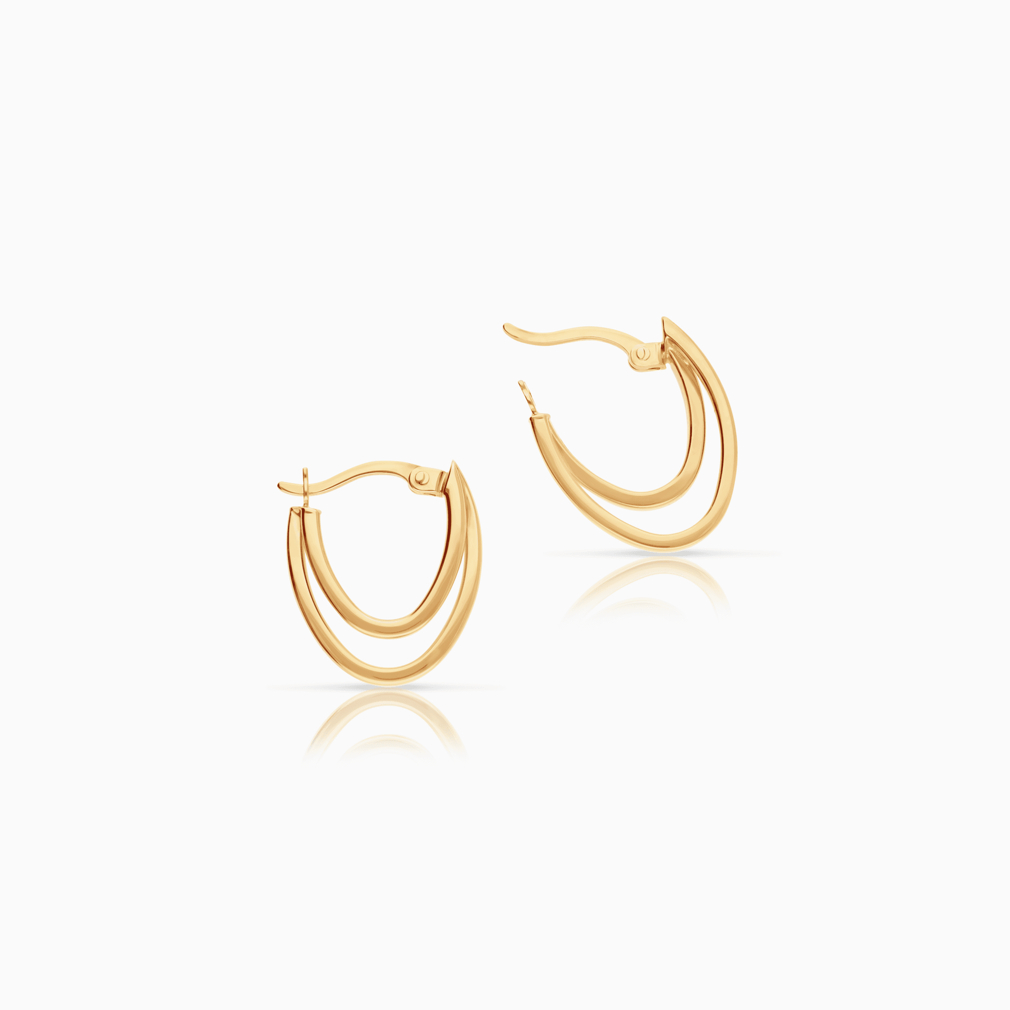 Gold Earrings 1.85g 18K Gold