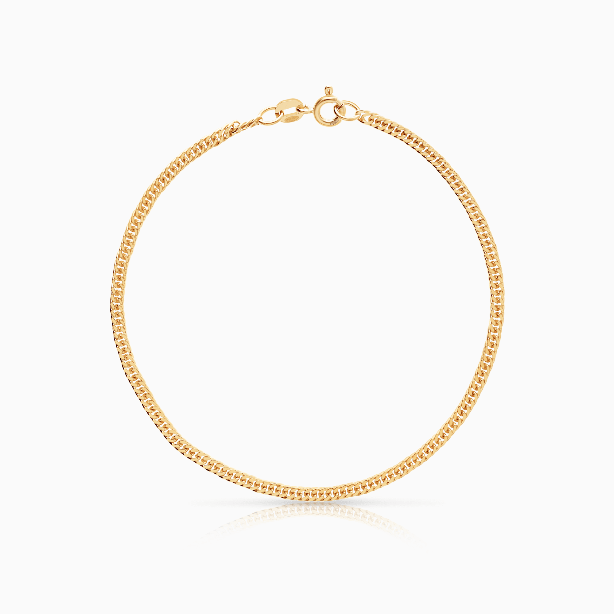 Curb bracelet 3.02g 18K gold