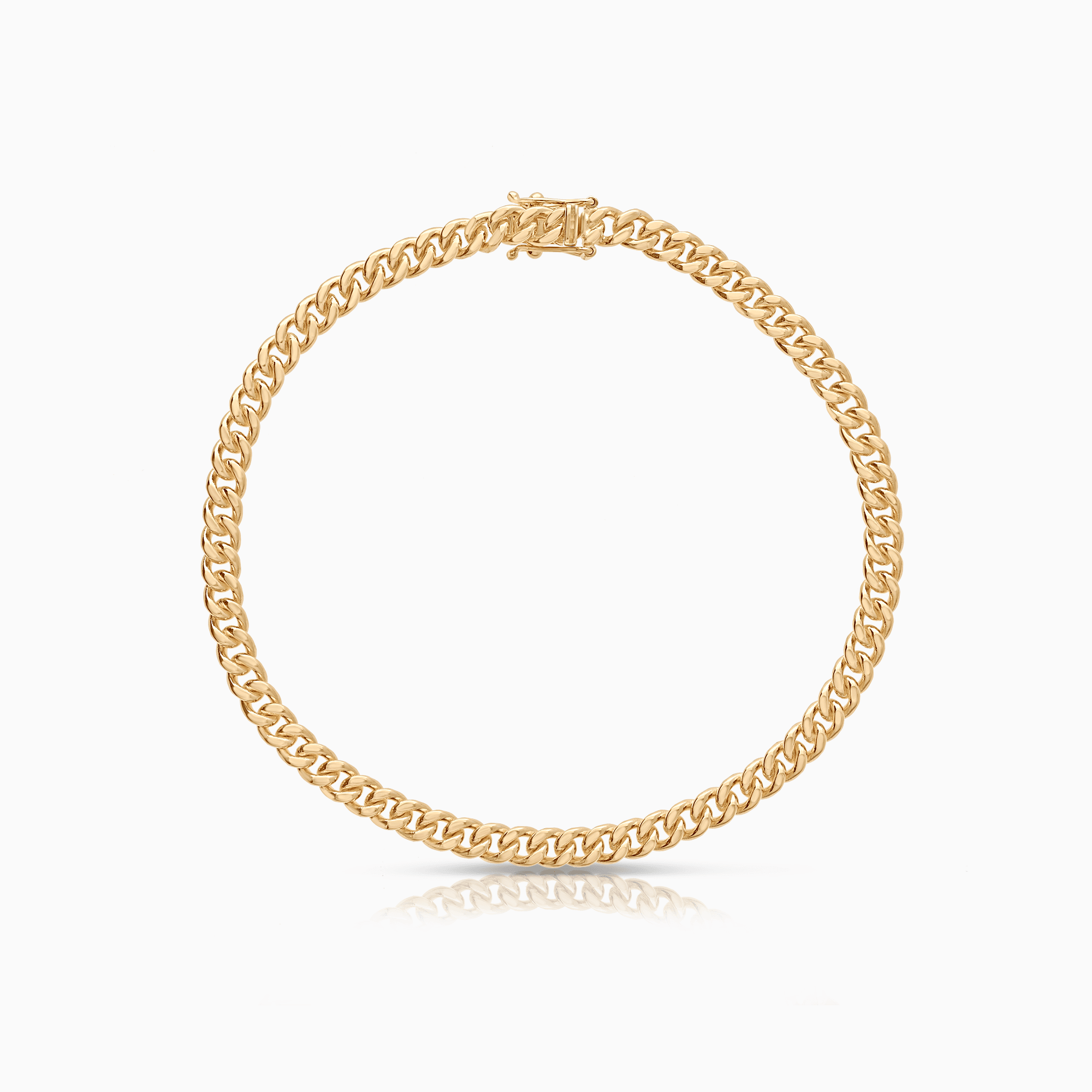 Curb bracelet 15.85g 18K gold