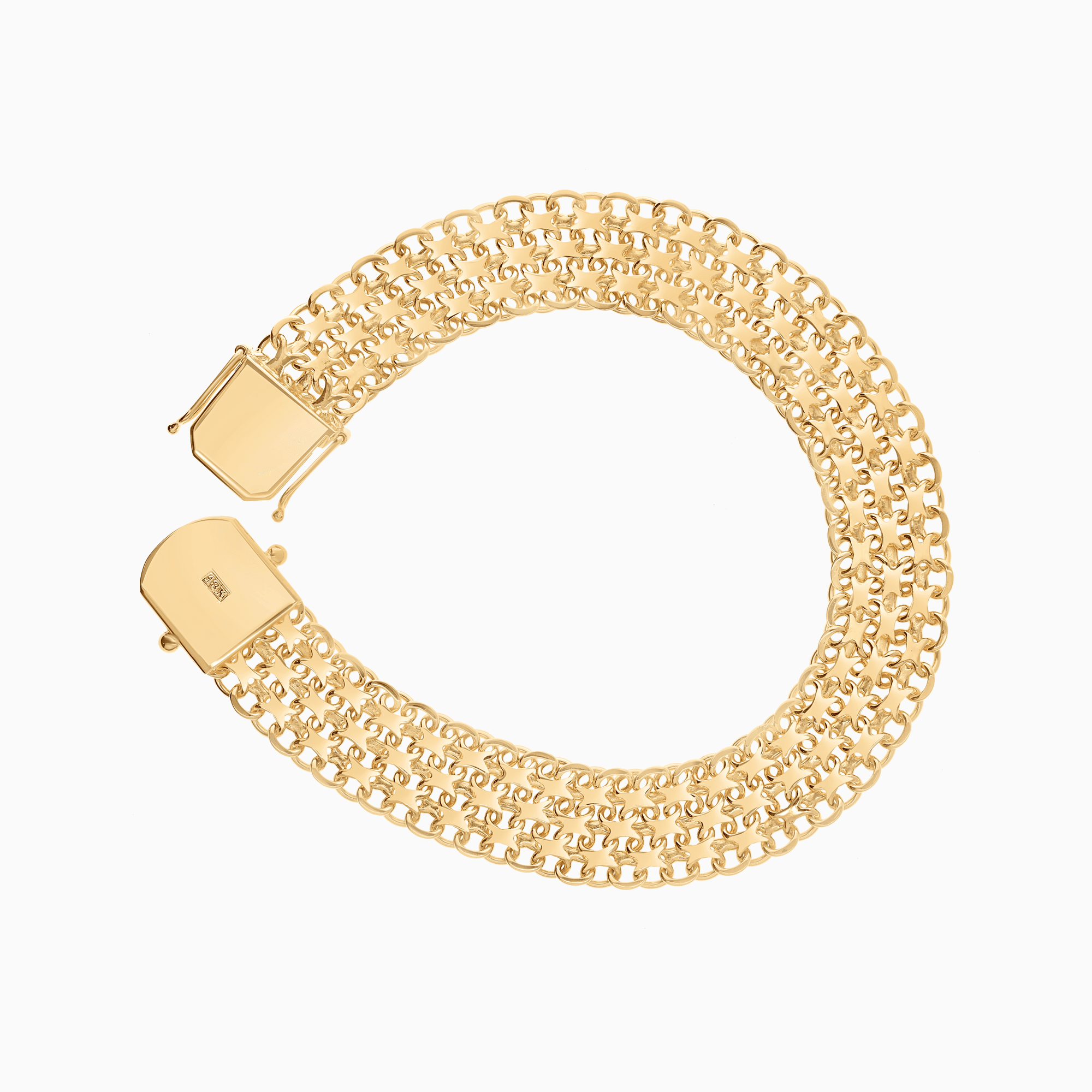 X-länk armband 22,22g 18K guld