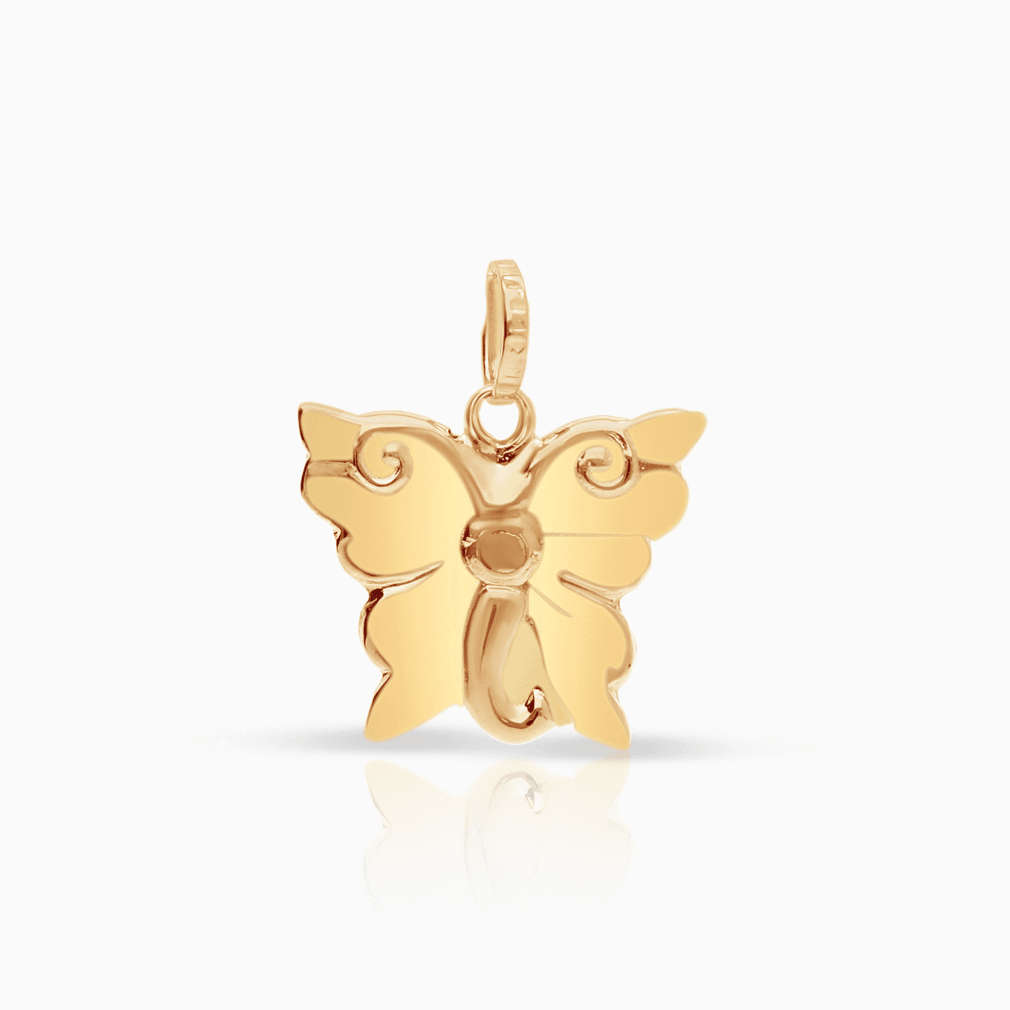 Butterfly pendant 0.84g 18K gold