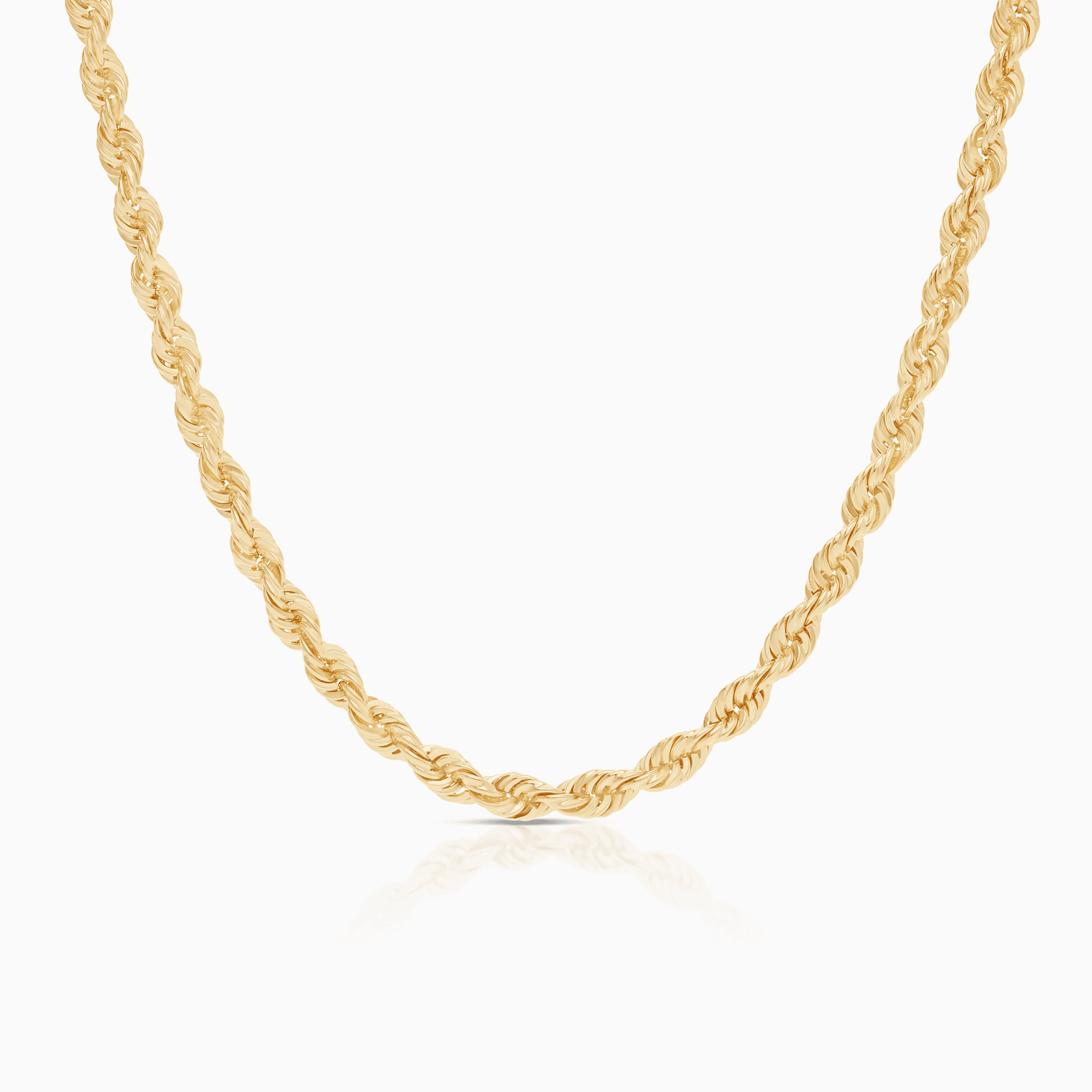 Rope necklace 75.86g 18K gold