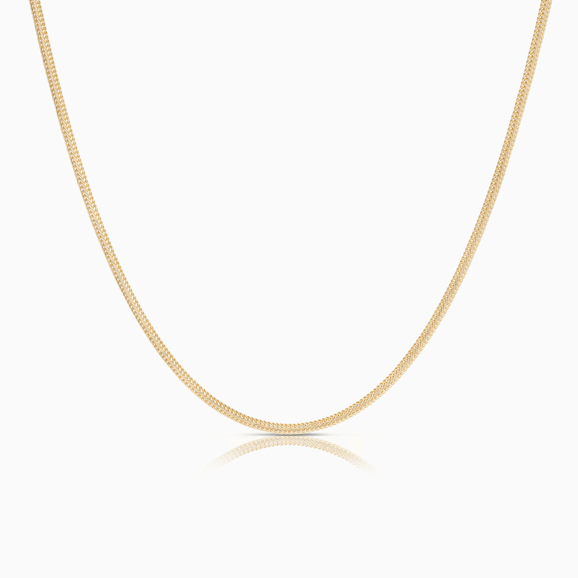 Fox tail necklace 8.34g 18K gold