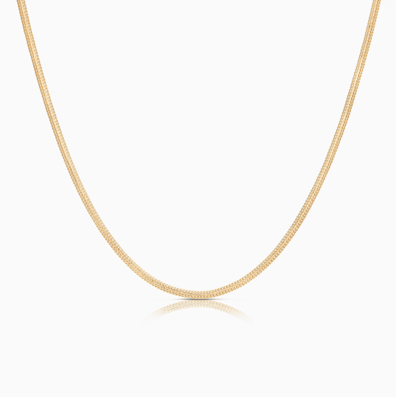 Fox tail necklace 7.45g 18K gold