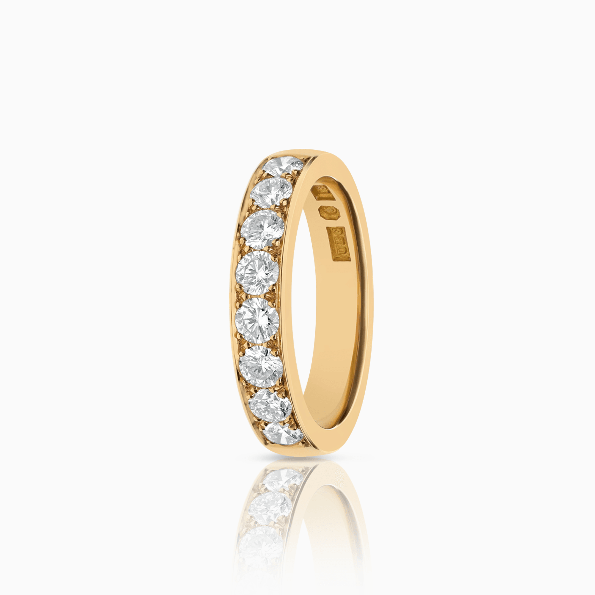Eternity ring 0.80ct 18K gold