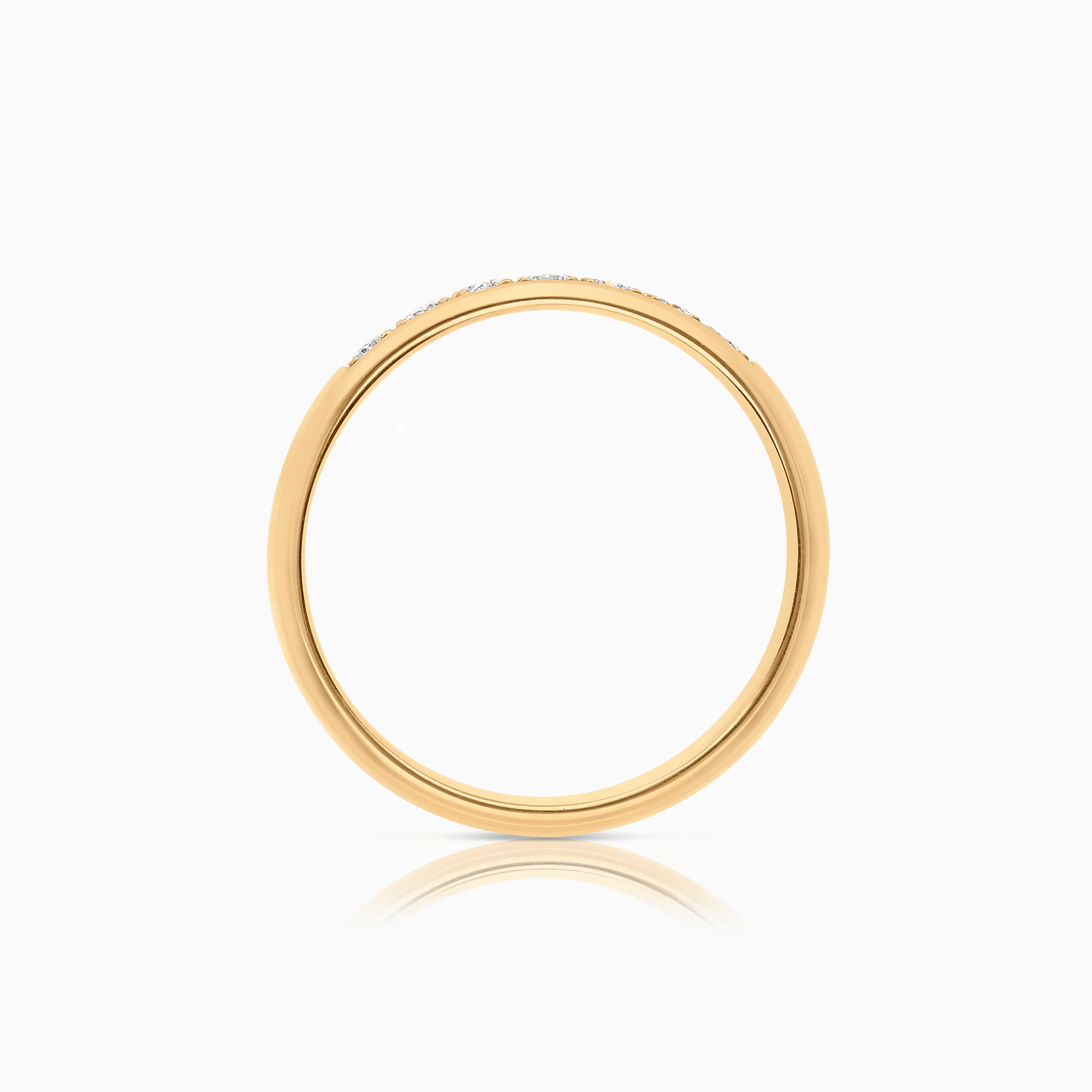 Alliansring 0,21ct 18K guld